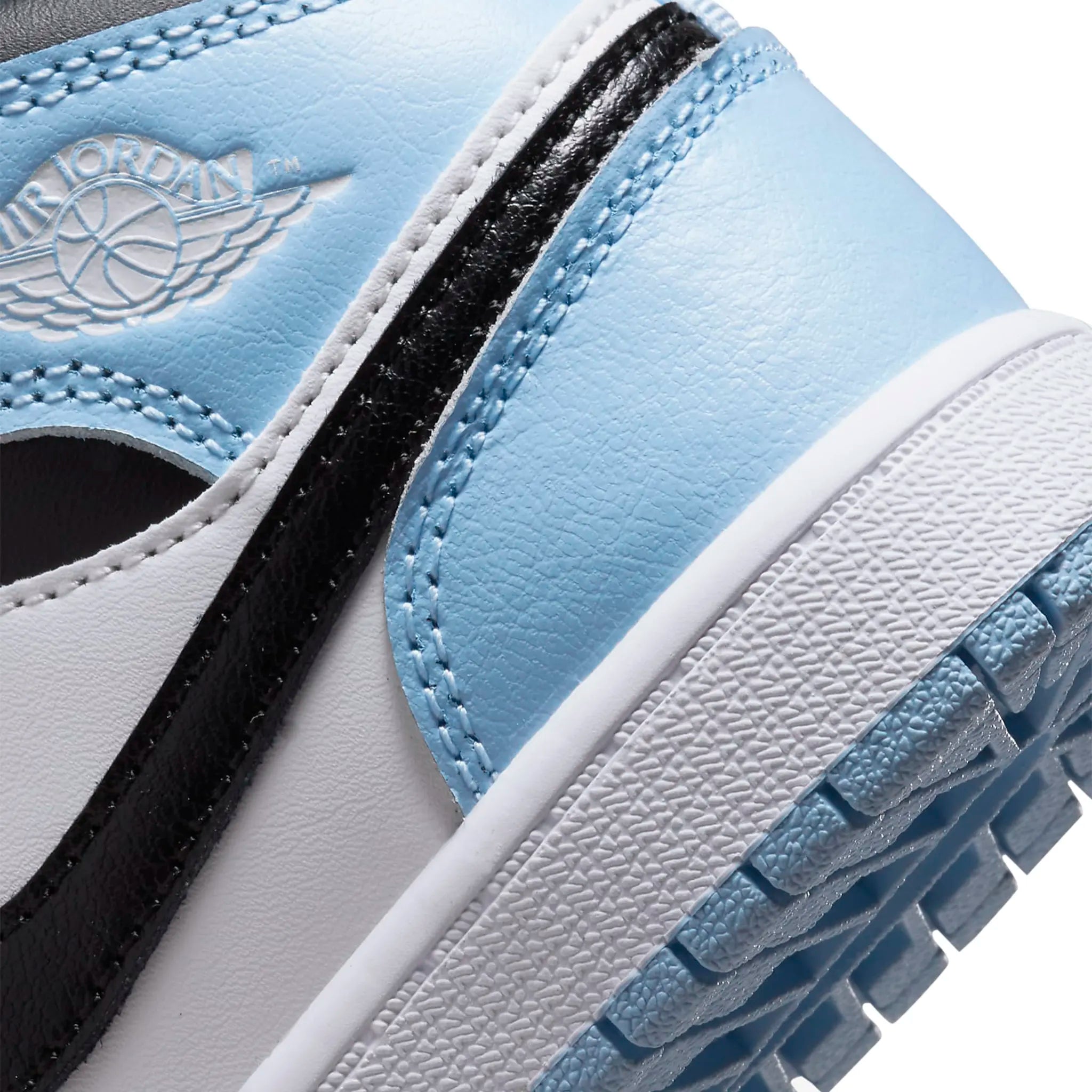 Air Jordan 1 Mid Ice Blue Sneakers - Men's Basketball Shoes (2022 Release) - Perfect for Streetwear & Casual Outfits