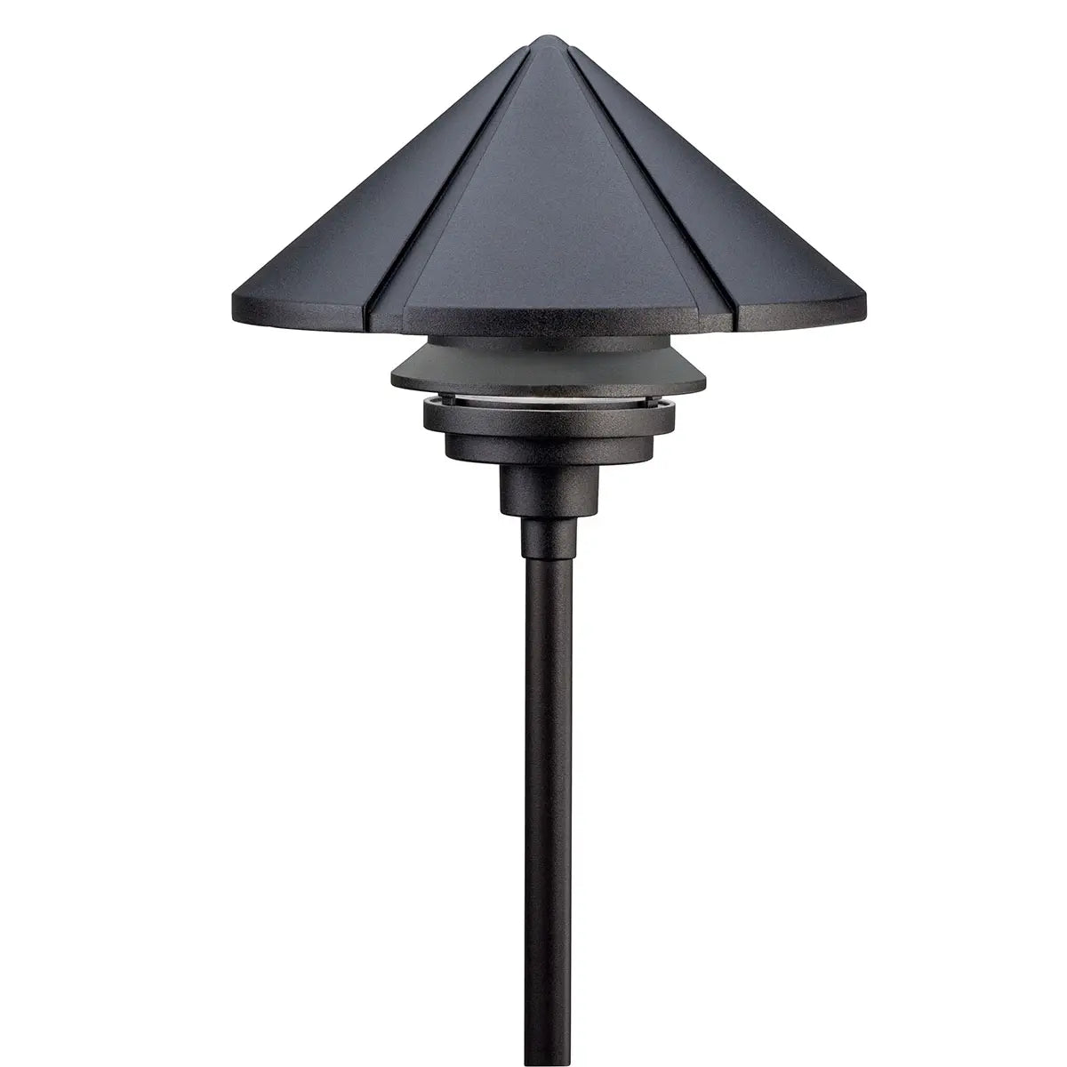 120V Large One Tier Path Light - Outdoor Solar LED Landscape Lighting for Garden, Yard, Walkway, Driveway & Pathway Illumination
