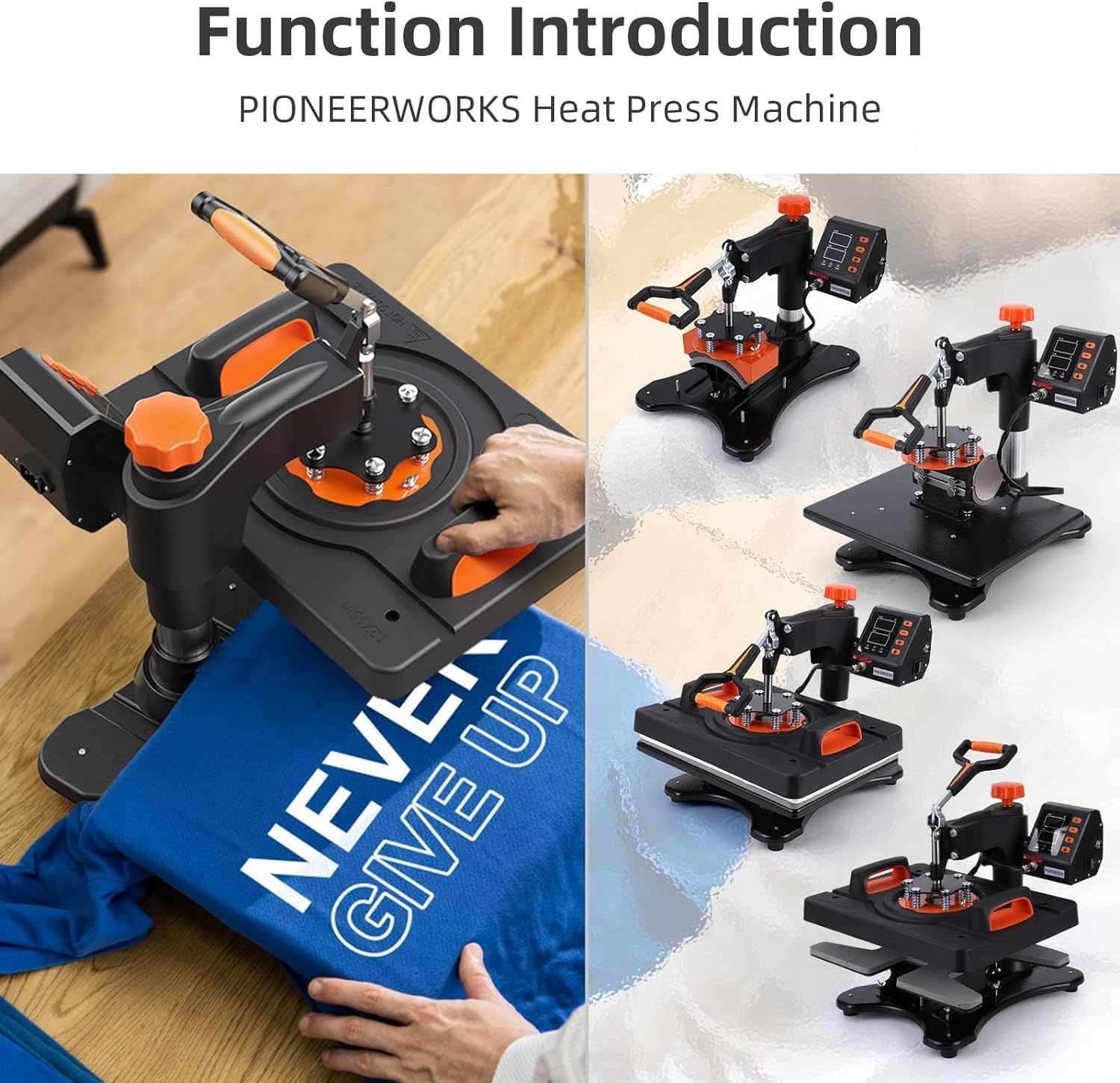 Professional 11-in-1 Heat Press Machine 12