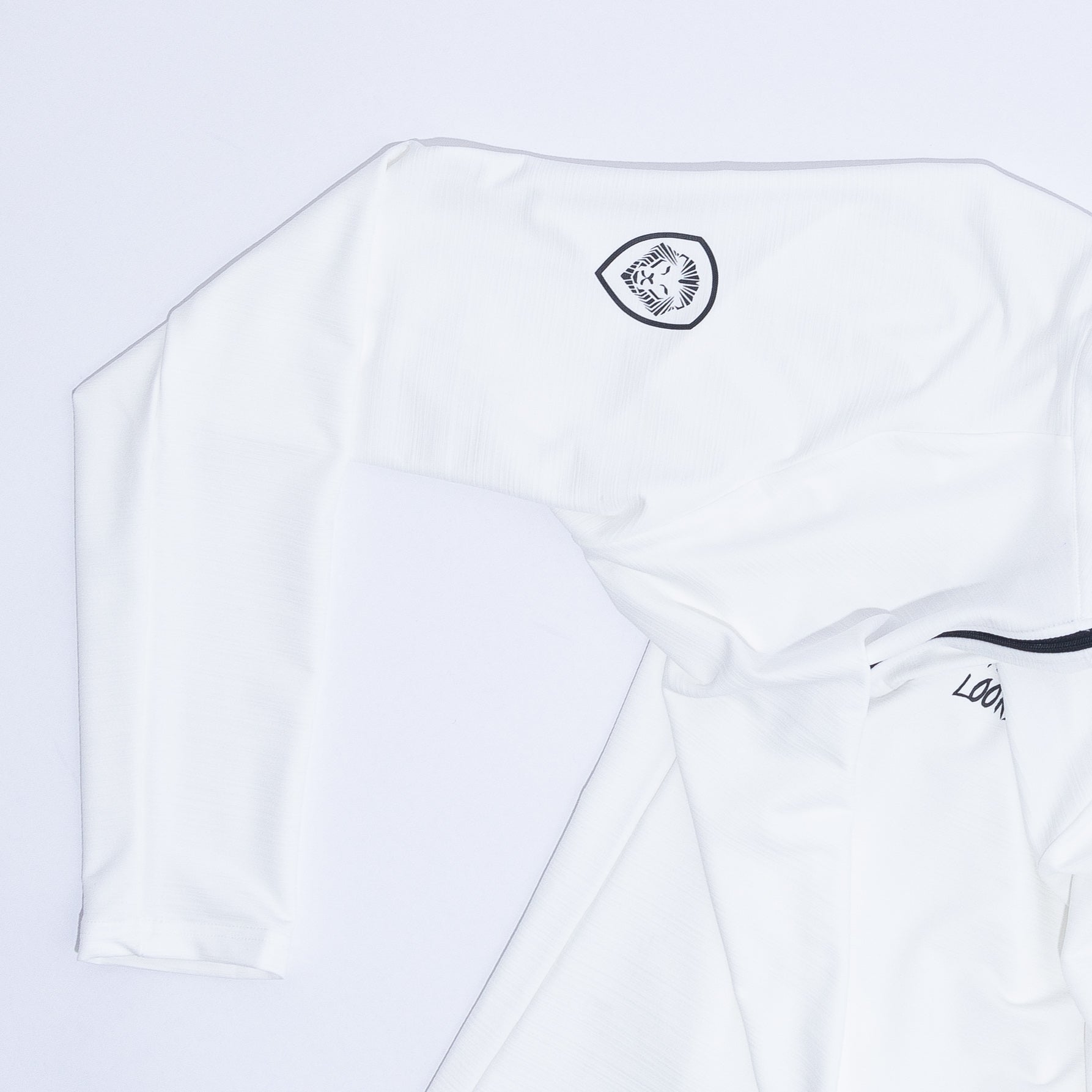 White Future Looks Bright Performance 1/4 Zip Pullover - Lightweight Athletic Quarter Zip Top for Running, Gym & Outdoor Activities