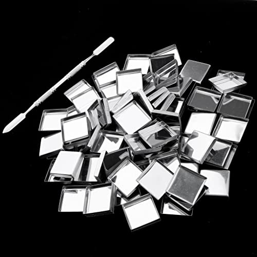 100Pcs Empty Magnetic Makeup Pans - Square & Stick Eyeshadow Blush Powder Cream Tins for DIY Cosmetic Palette | Perfect for Makeup Artists, Travel & Professional Use