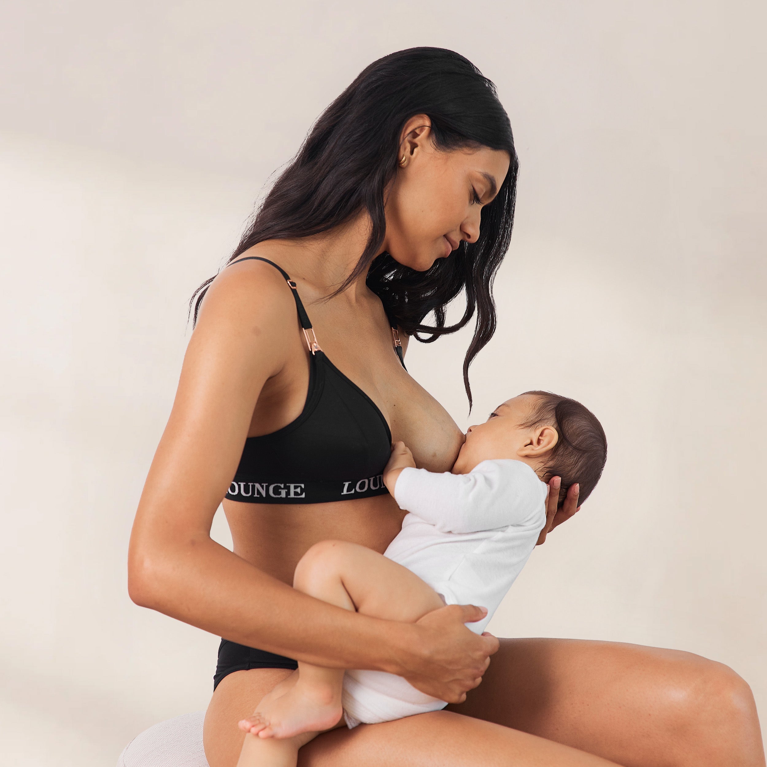 Nurture Nursing Bra - Comfortable Maternity Bra for Breastfeeding Moms - Black | Perfect for Daily Wear, Nursing at Home or On-the-Go