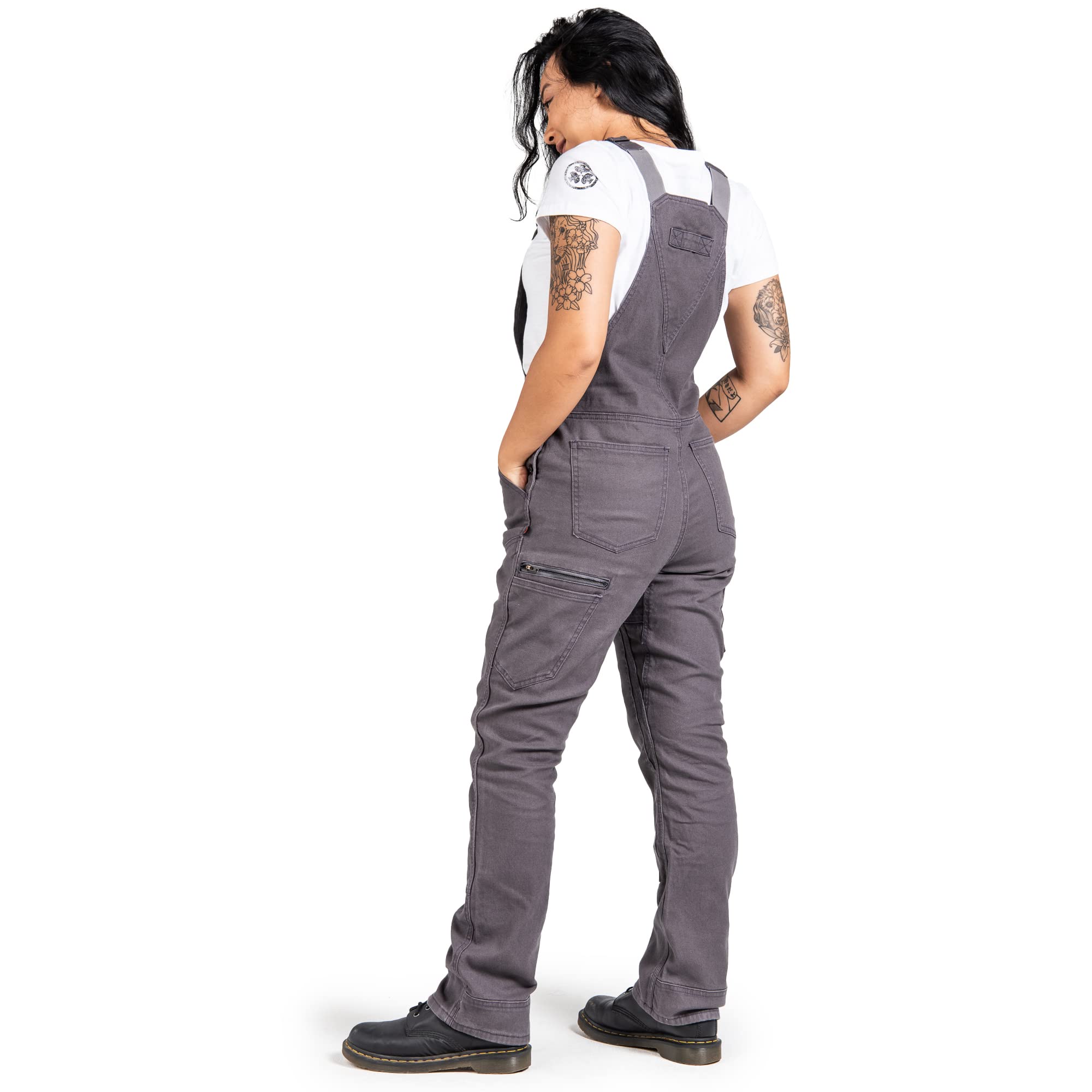 Dovetail Workwear Freshley Overalls for Women - 13 Pockets Durable Work Bib Overalls - Perfect for Construction, Farming & Outdoor Work