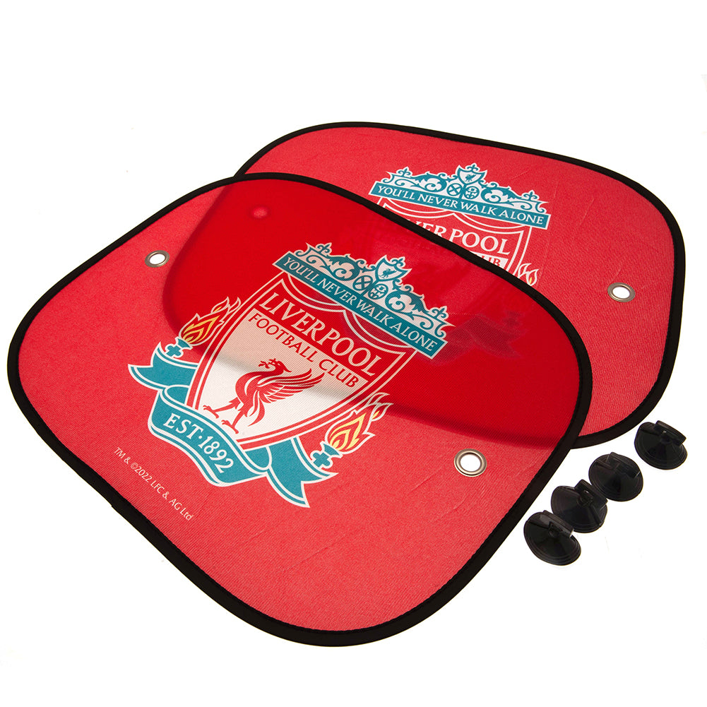 Liverpool FC Car Sunshade - Premium Custom Fit Windshield Sun Shade for Cars - Perfect for Summer Heat Protection & Team Pride Display