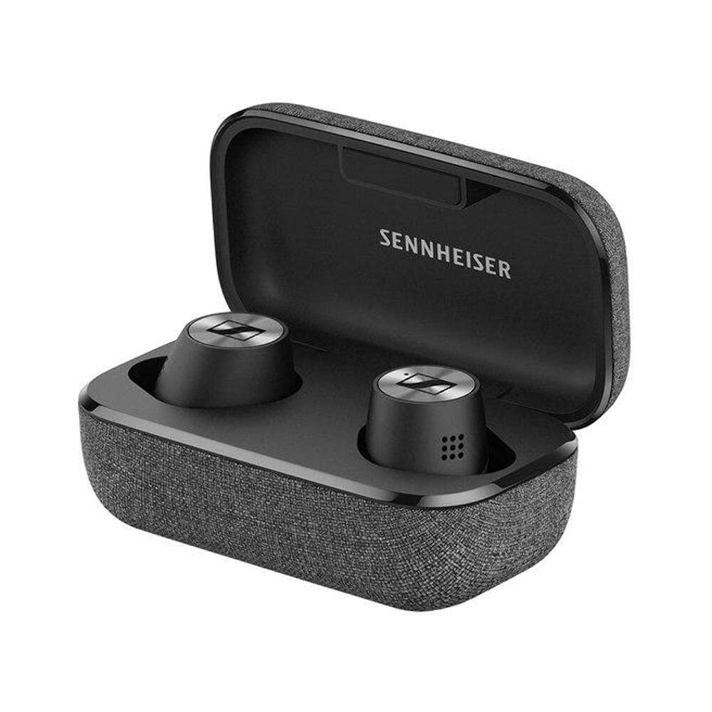 SENNHEISER Momentum True Wireless 2 Bluetooth Earbuds with Active Noise Cancellation, Smart Pause, Touch Control - 28H Battery Life (Renewed, Black) | Perfect for Travel, Workouts & Commuting