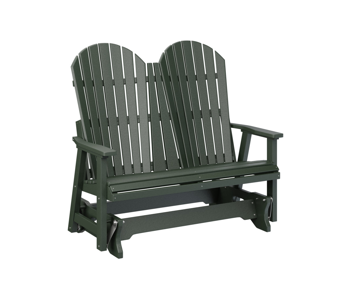 Berlin Gardens Comfo Back Double Glider - Outdoor Patio Swing Bench with Weather-Resistant Cushions - Perfect for Porch, Garden, and Backyard Relaxation