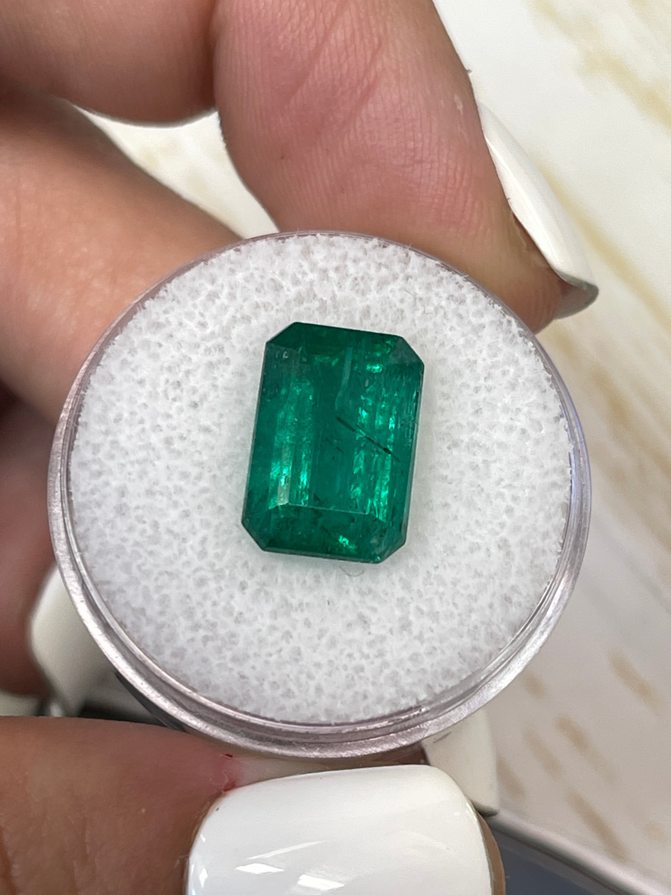 5.97 Carat 13x9mm Vivid Green Natural Loose Zambian Emerald Gemstone - Perfect for Engagement Rings, Fine Jewelry & Collector's Pieces