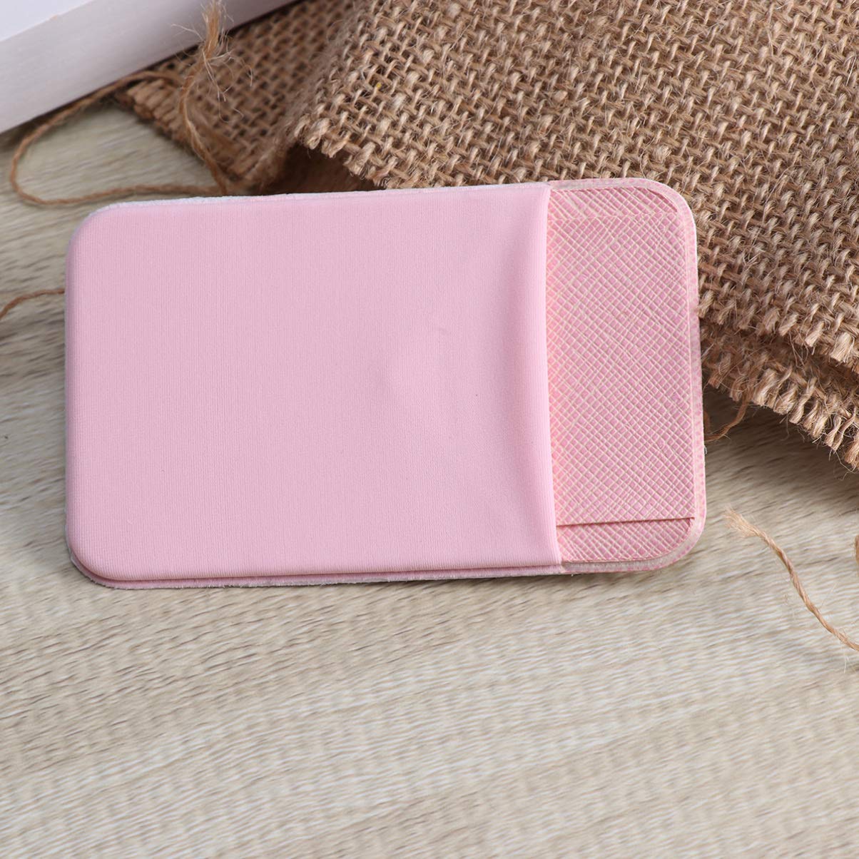 2 Pack Adhesive Phone Wallet - Slim Card Holder for iPhone, Samsung & Smartphones - Stick-on Wallet for Cash, Cards & ID - Perfect for Travel, Gym & Everyday Use