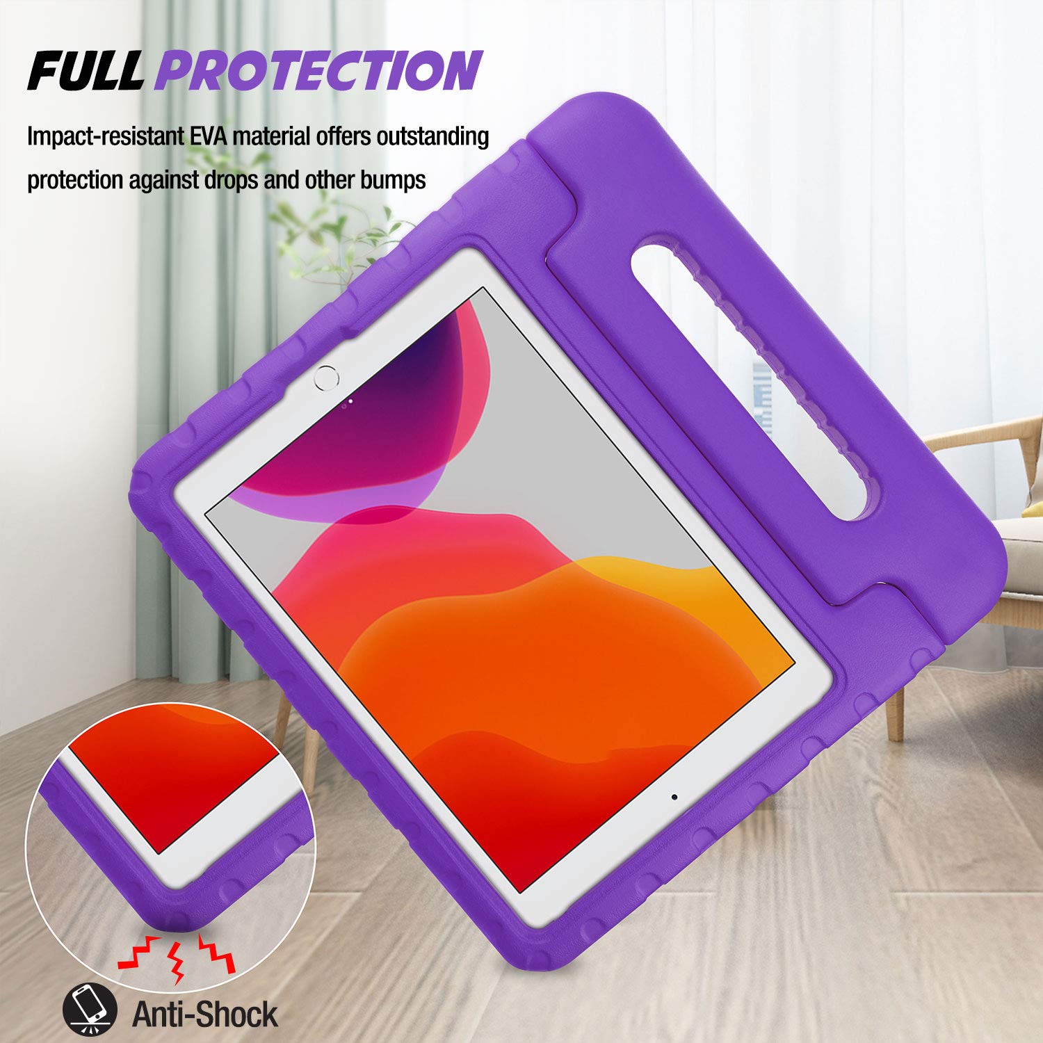 ProCase Shockproof Kids iPad Case for iPad 9th/8th/7th Gen 10.2