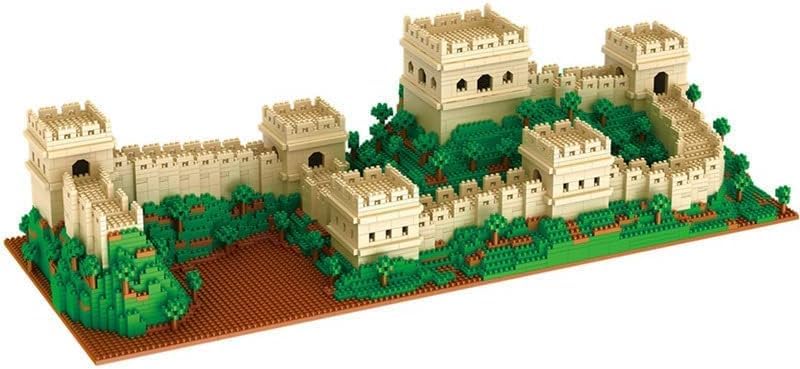 Great Wall of China Architecture Model Kit - 4114PCS Ancient Chinese Street Scene, Mini Nano Building Blocks, Construction Set & Collectible Display for Adults & Kids (Not Lego Compatible) - Perfect for Home Decor, Gifts & Educational STEM Learning