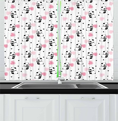 Pale Pink Rose Black