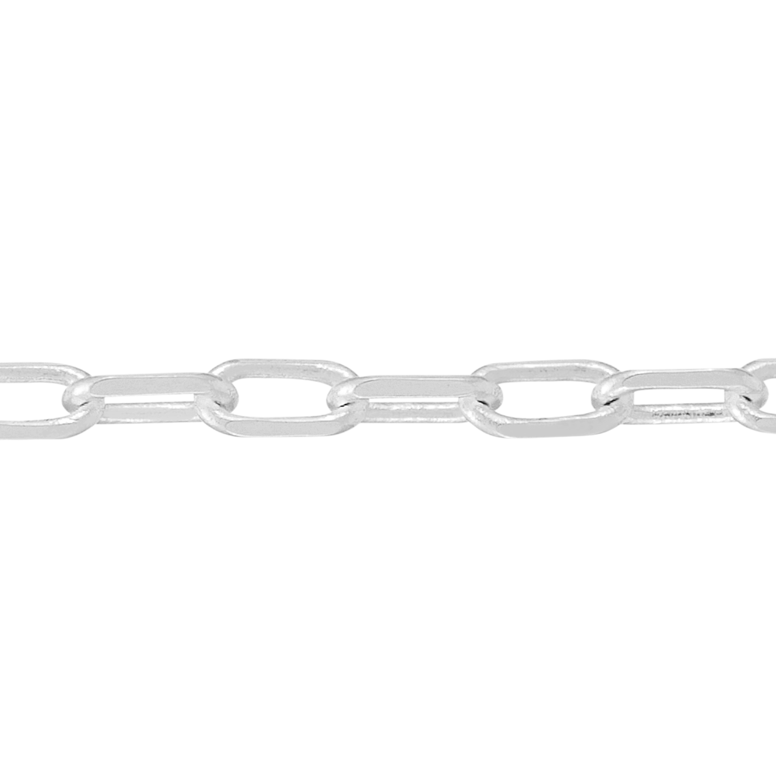 Sterling Silver Plated Oval Chain Necklace Eb5285S - Elegant & Durable Jewelry for Women, Perfect for Parties, Weddings & Everyday Wear