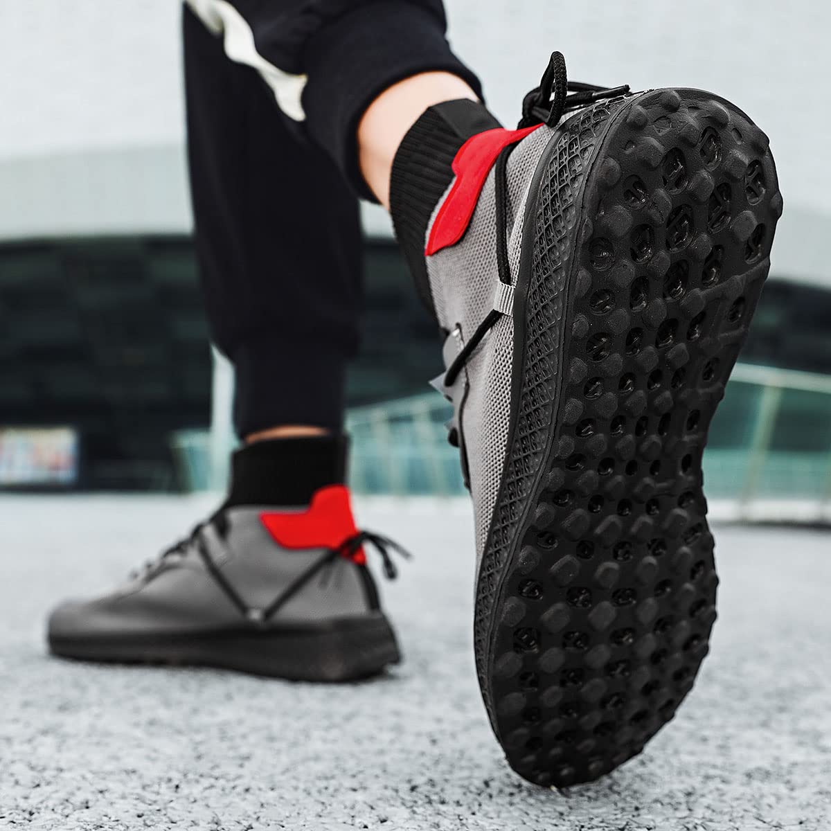 GSIGUL Men's High Top Running Shoes - Lightweight Breathable Athletic Sneakers for Gym, Tennis, Walking & Casual Wear - Perfect for Workouts, Jogging and Daily Comfort