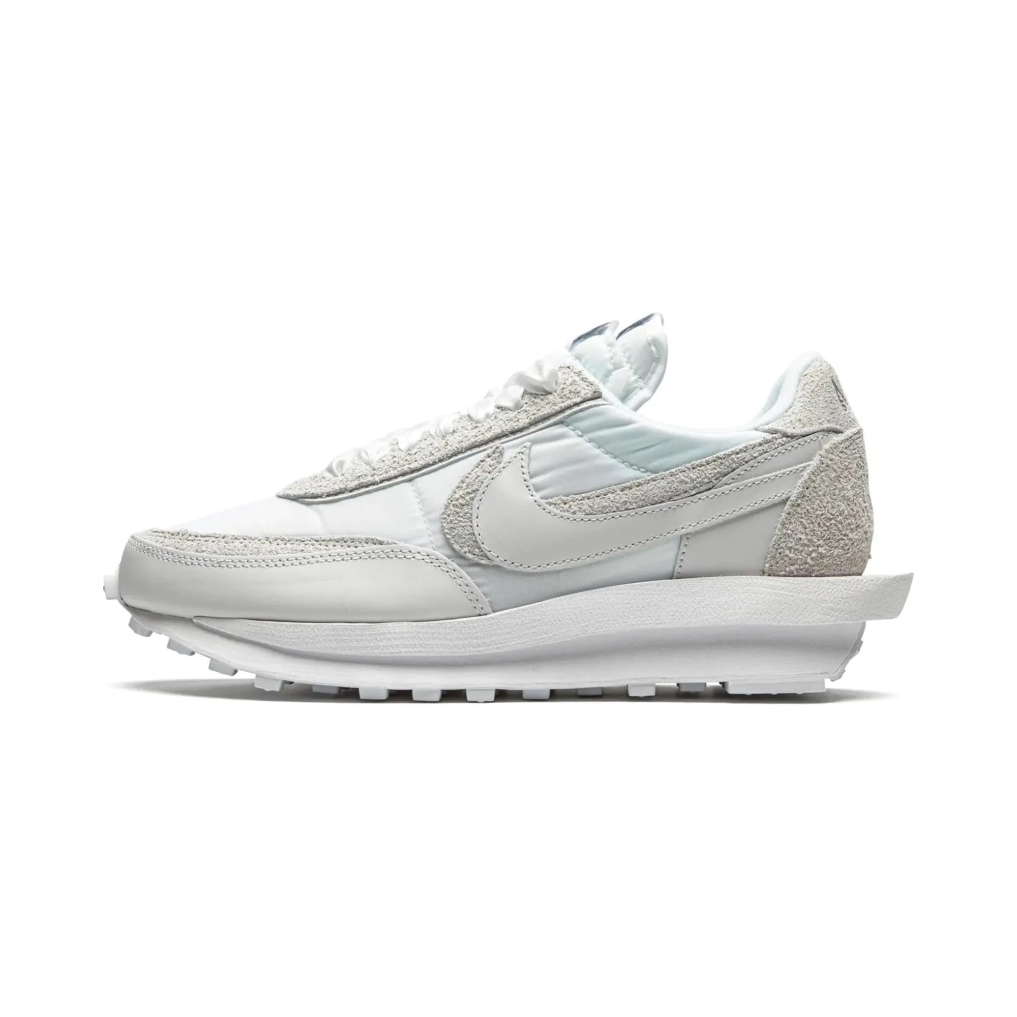Nike LD Waffle Sacai White Nylon Sneakers - Men's & Women's Fashion Running Shoes for Casual Wear & Street Style