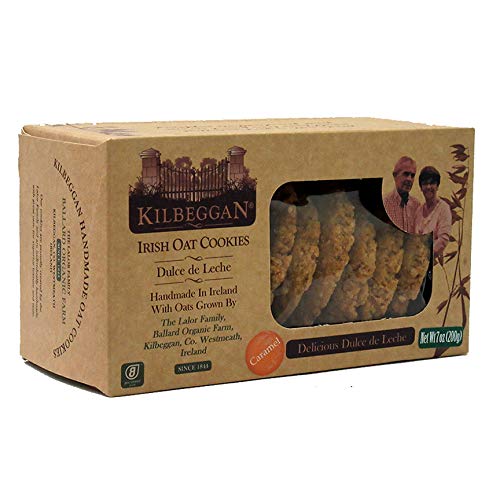 Kilbeggan Irish Oats Cookies - 6 Pack Dulce de Leche Flavor | Authentic Irish Treats for Tea Time, Gifts & Snacking
