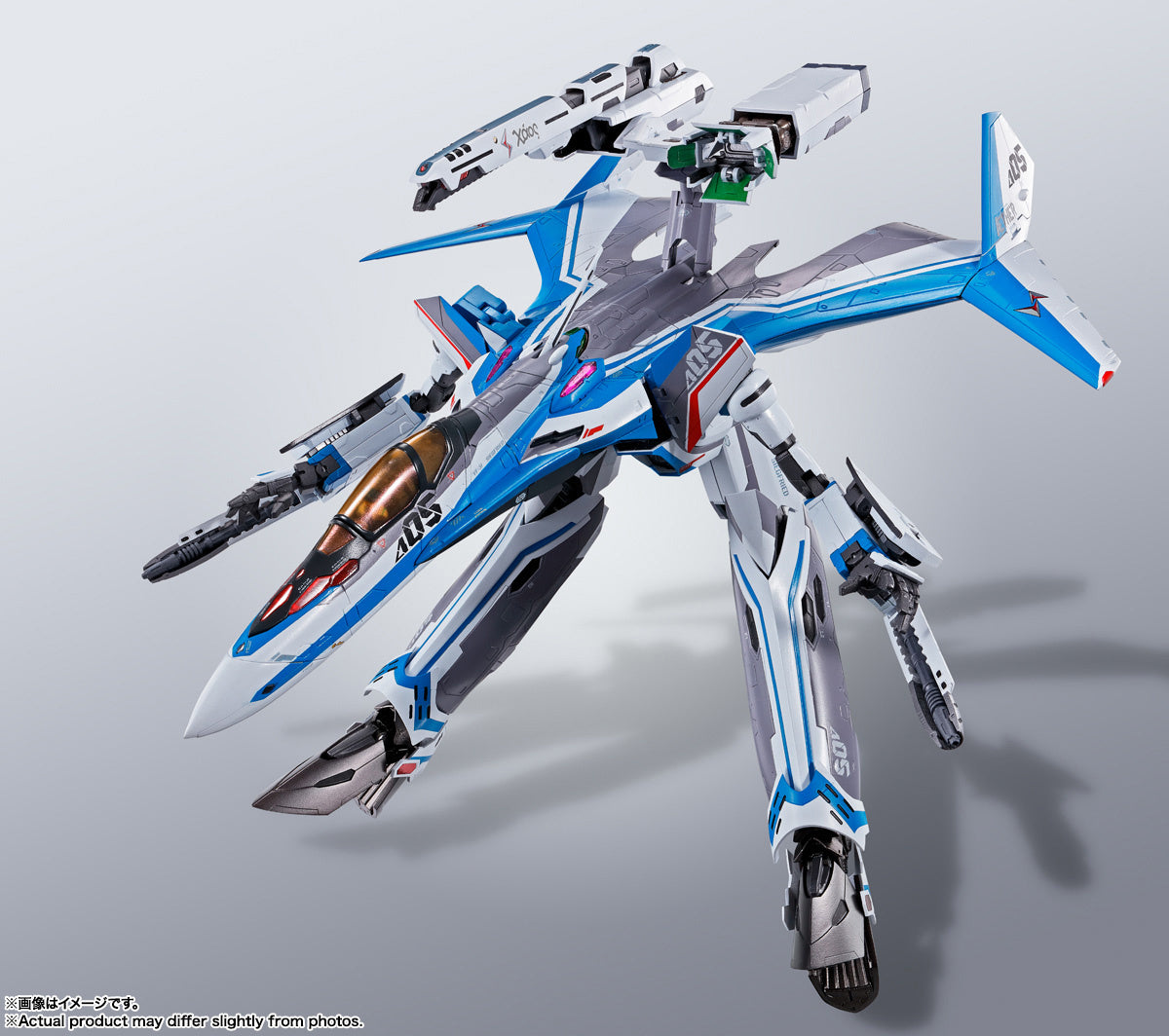Bandai DX Chogokin Macross Delta VF-31J Super Siegfried Hayate Immelmann Action Figure - Collectible Anime Robot Toy for Display & Play | Perfect for Fans & Model Enthusiasts