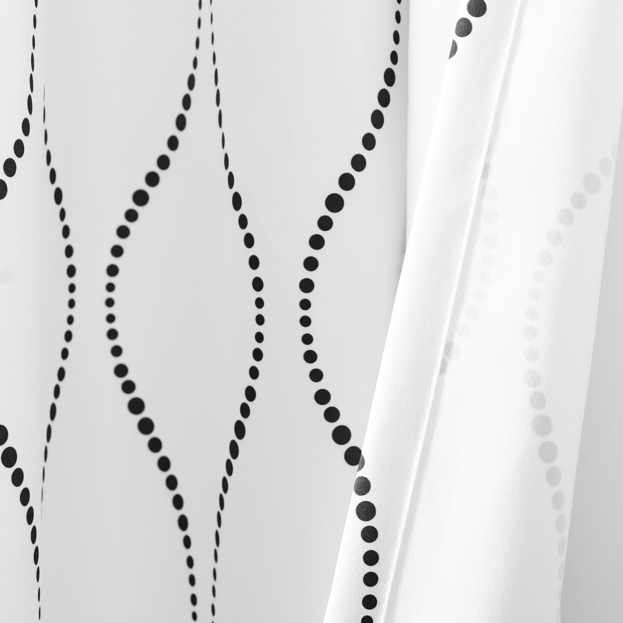 Swirl Light Filtering Window Curtains - Soft Sheer Drapes for Living Room & Bedroom - Sun Protection & Privacy Window Treatments