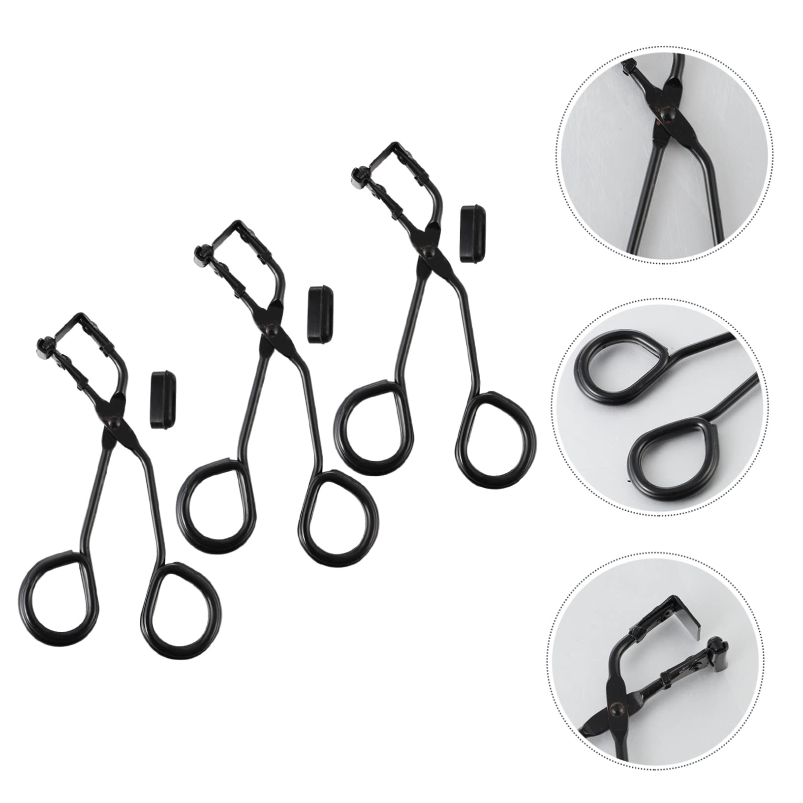 Beautifu Long Lasting Eyelash Curler Set - 3 Eyelash Curlers with 6 Replacement Pads - Professional Makeup Tool for Perfect Curled Lashes - Great for Daily Makeup, Bridal Looks & Special Occasions