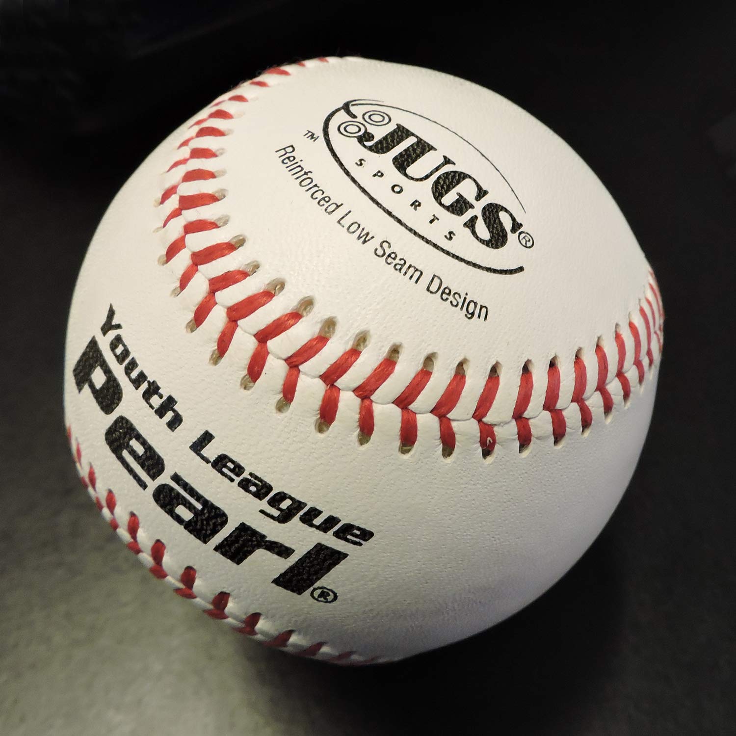 Jugs Youth League Pearl Leather Baseballs - Pitching Machine Baseballs (1 Dozen) | Durable Practice Balls for Youth Baseball Training, Games & Pitching Machines