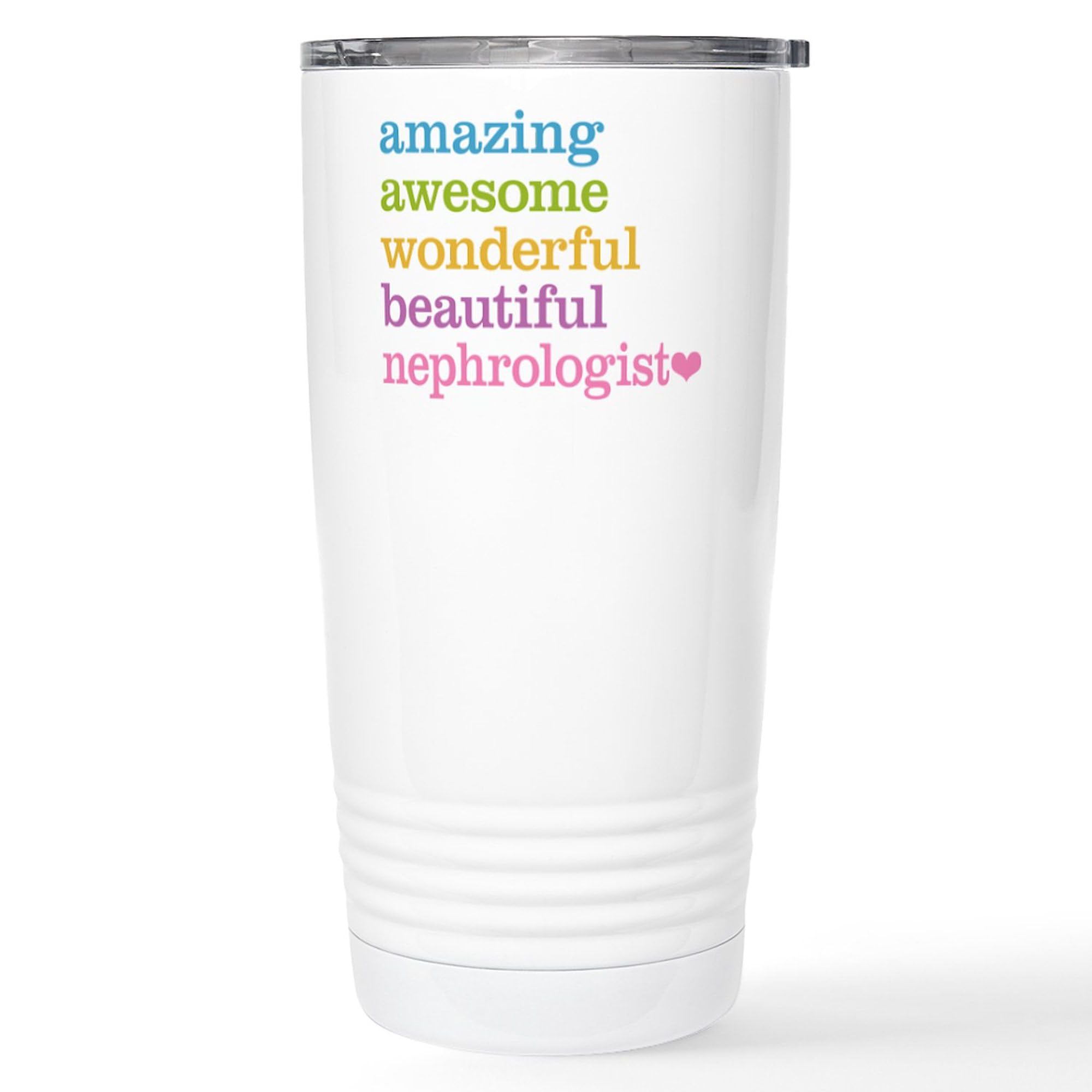 Nephrologist Gift - 20 oz Insulated Stainless Steel Travel Mug | Coffee Tumbler for Hot & Cold Drinks | Perfect for Doctors, Medical Students & Hospital Workers