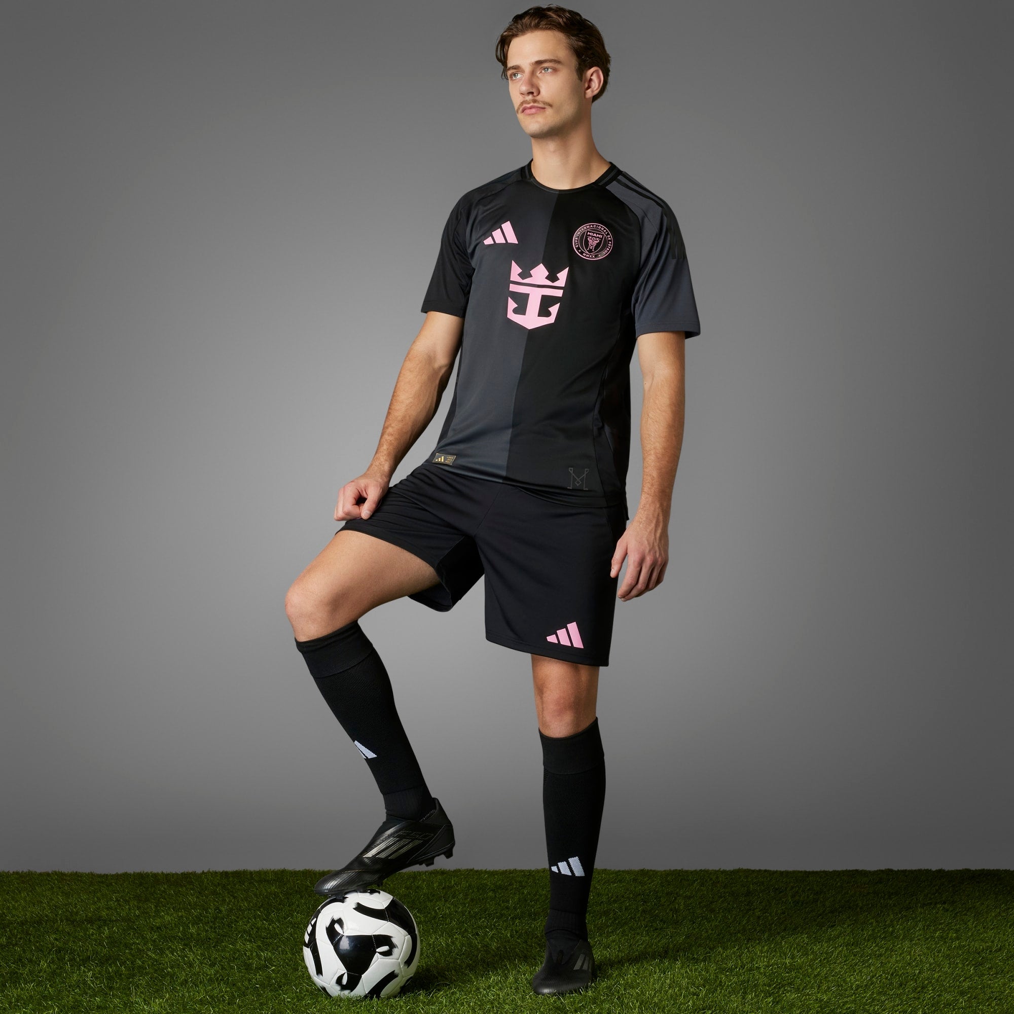 adidas Inter Miami CF 2025/26 Match Away Jersey - Authentic Soccer Jersey for Fans & Players - Perfect for Games, Training & Collecting