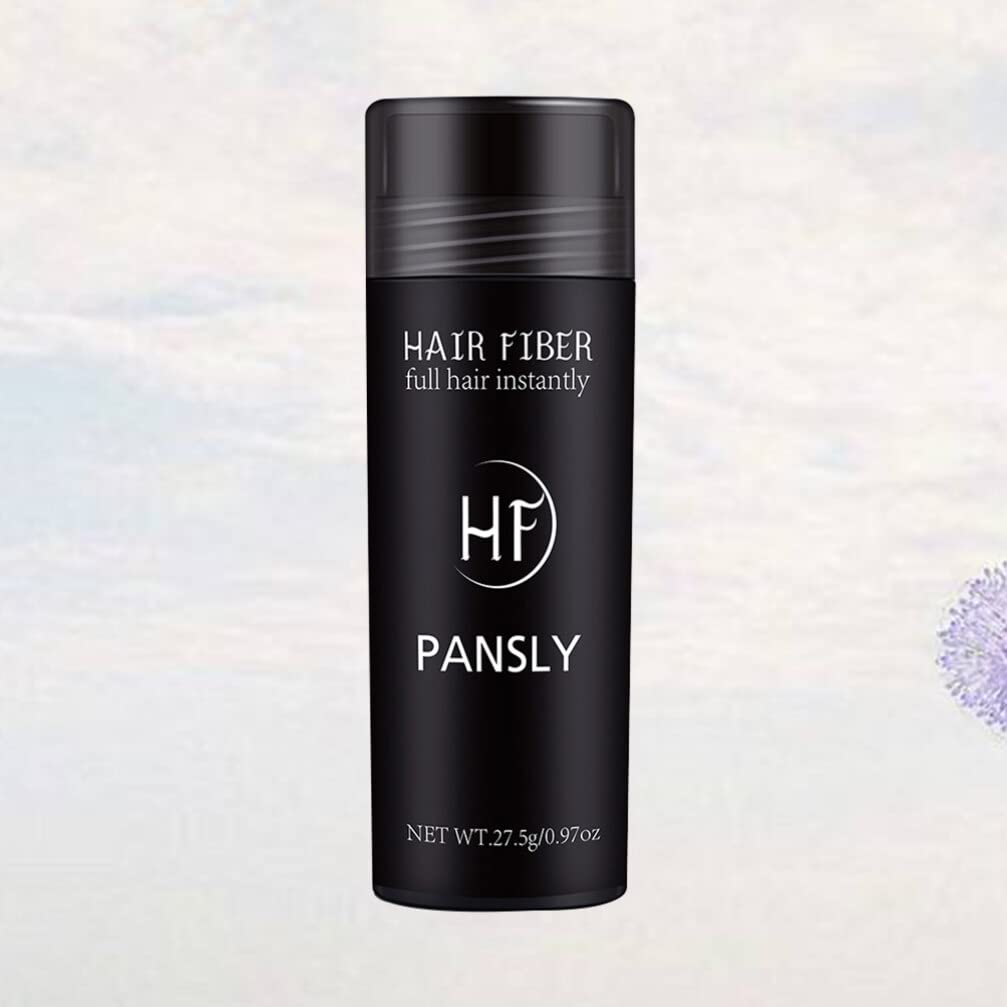1PC Black Hair Loss Concealer & Thickening Fibers for Thinning Hair - Natural-Looking Hair Building Fibers, Nail & Cord Concealer - Perfect for Daily Use, Special Occasions & Confidence Boost