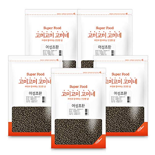 Gomine Korean Houttuynia Cordata Granules 300g (Pack of 5) - Natural Herbal Supplement for Immune Support & Detox | Easy-to-Take Powder for Tea, Smoothies & Wellness Drinks
