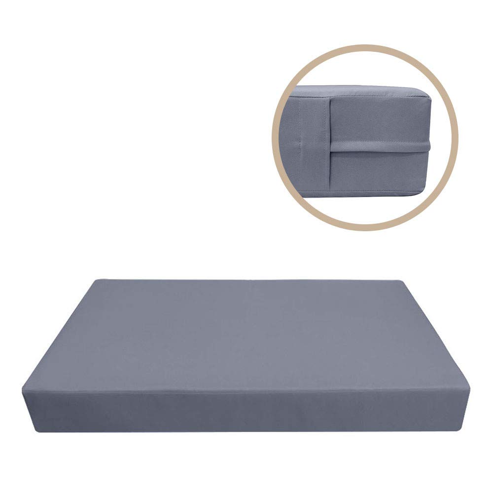 Outdoor Daybed Mattress Cover - Waterproof & UV Resistant Slipcover for Patio Furniture - Knife Edge Design - Full Size AD001 - Perfect for Poolside Lounging and Backyard Relaxation