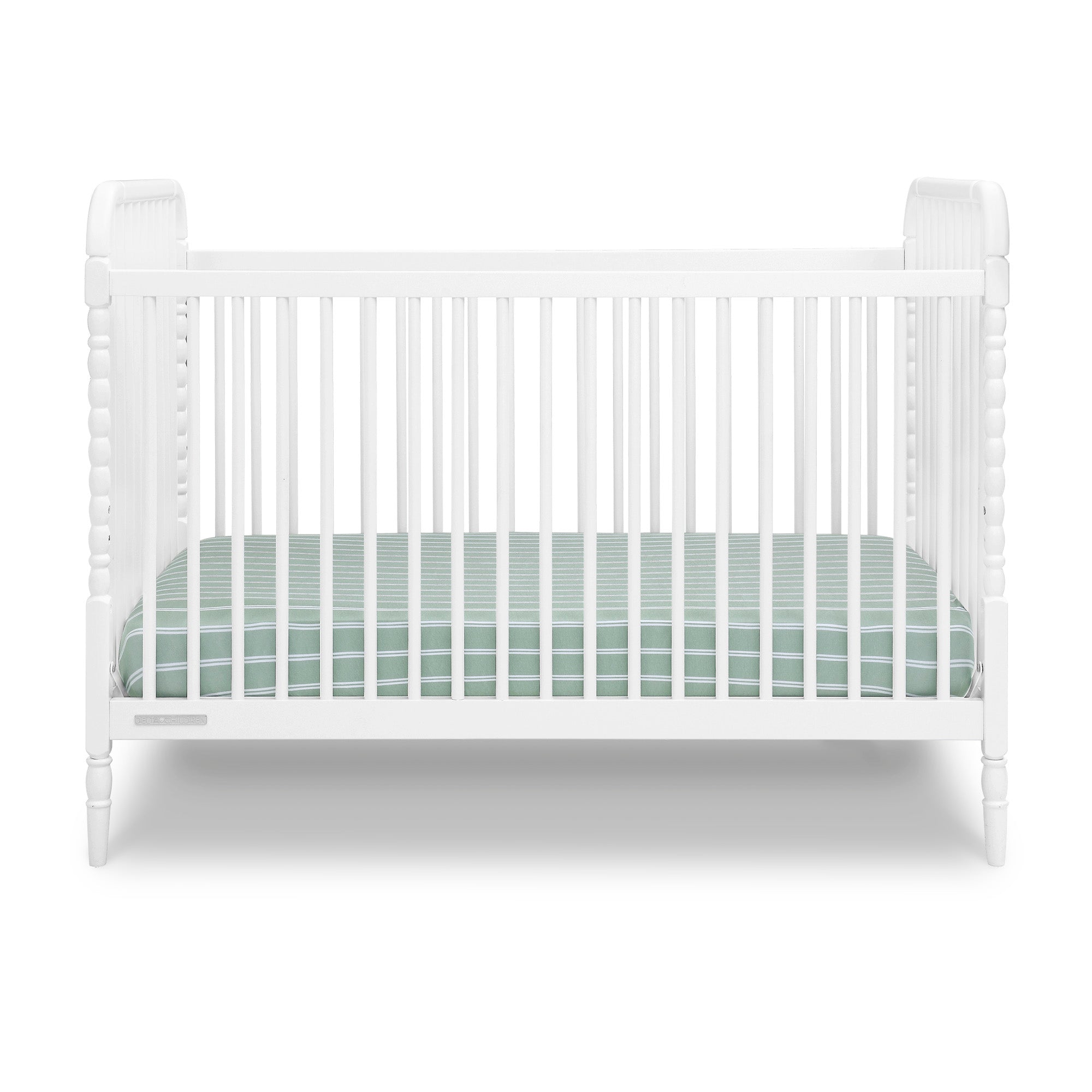 Serena 4-in-1 Convertible Baby Crib - Toddler Bed, Daybed & Full-Size Bed Frame - Nursery Furniture for Boys & Girls - Perfect for Newborns to Teens Bedroom