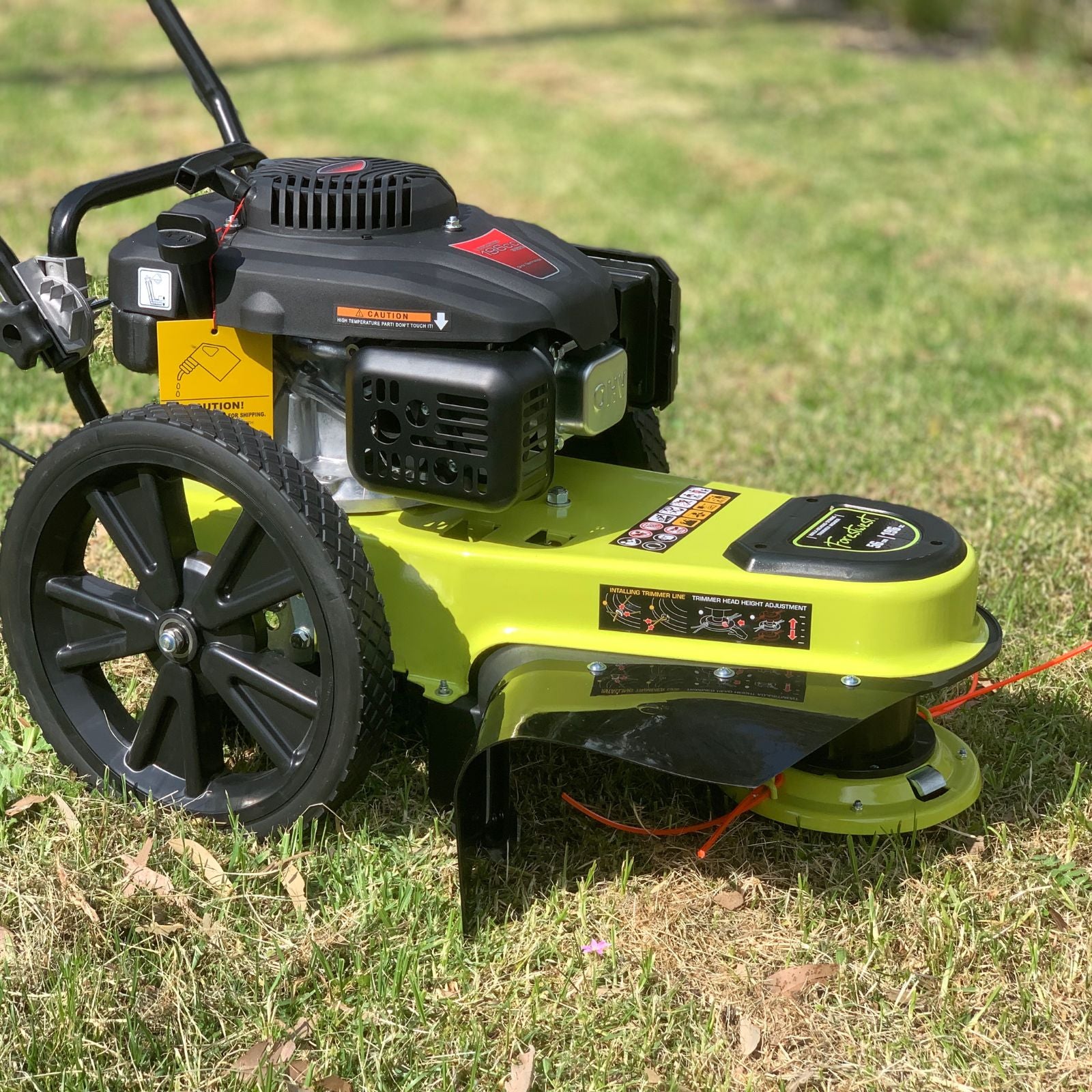 Forestwest 175CC 22-Inch Walk Behind Gas String Trimmer & Lawn Mower BM11112 - Perfect for Large Yards, Landscaping, and Professional Lawn Care