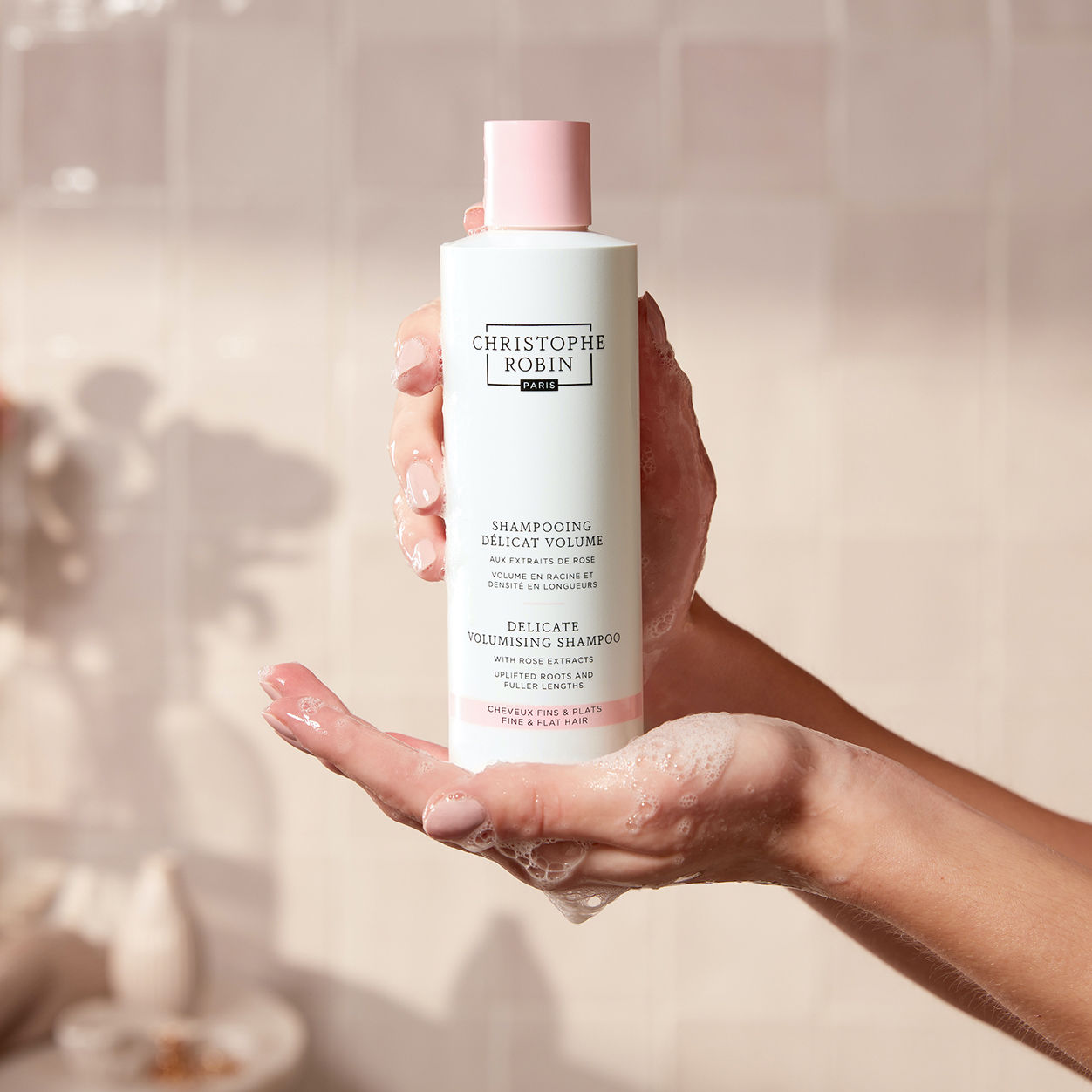 Volumizing Shampoo with Rose Extracts for Fine Hair - Gentle Hair Thickening & Nourishing Formula - Perfect for Daily Use & Special Occasions