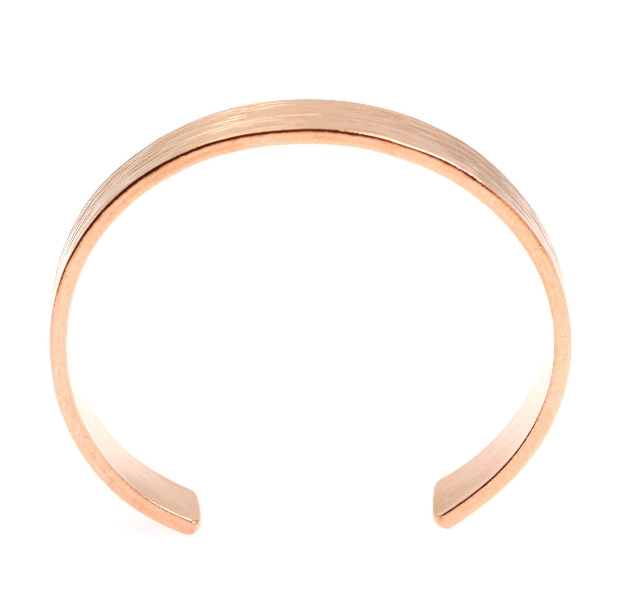 Men's Wide Bark Copper Cuff Bracelet - 10mm Wide Handmade Adjustable Bangle for Men - Perfect for Casual Wear, Gifts & Boho Style Accessories