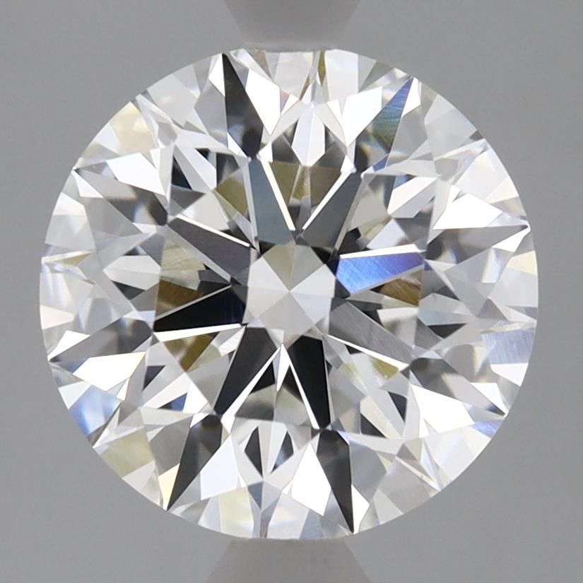 2.91 Carat F Color VVS2 Clarity Round Lab-Created Diamond for Engagement Rings & Fine Jewelry