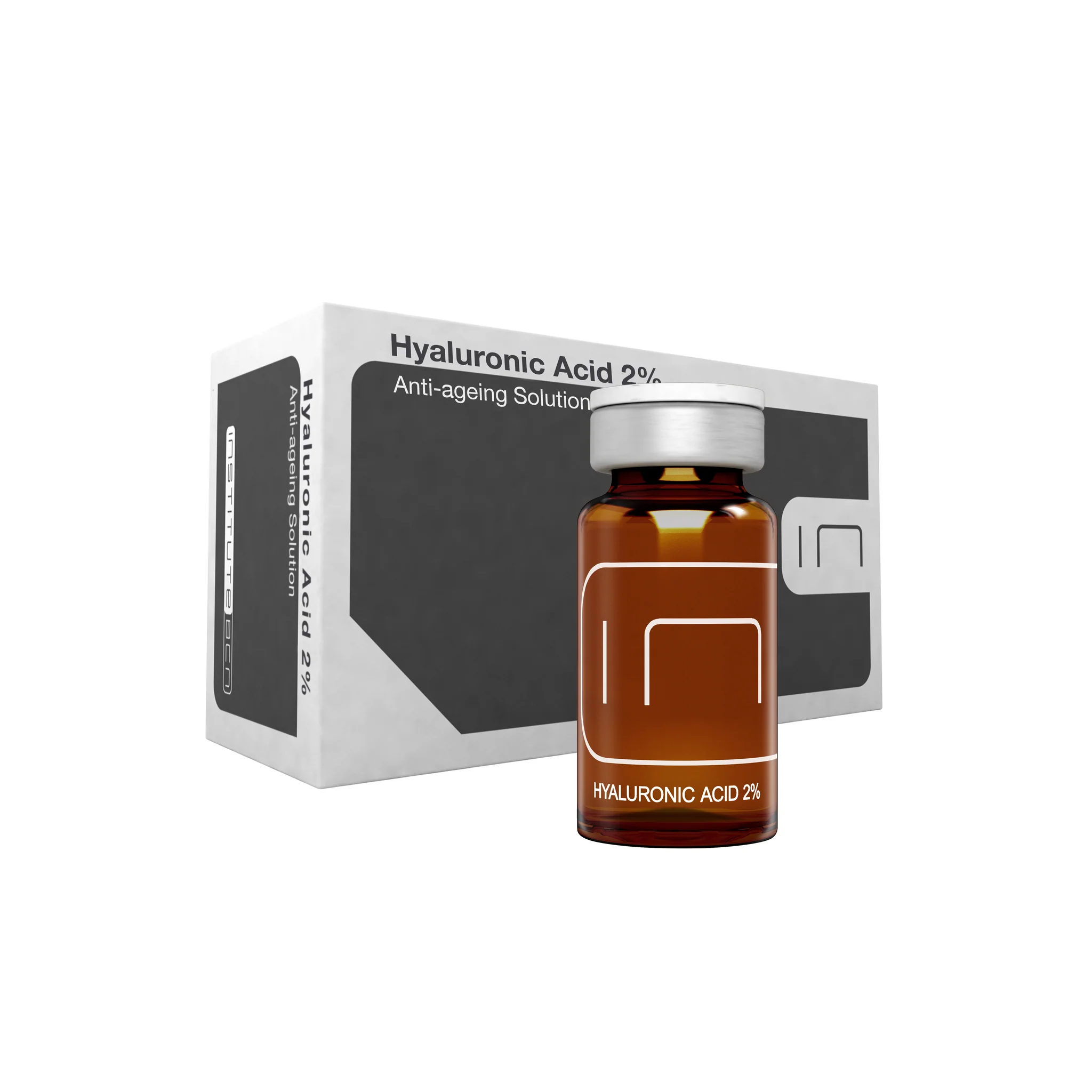 BCN Hyaluronic Acid 2% - 5 Vials x 3ml - Professional Skin Hydration Serum for Face & Neck - Anti-Aging & Moisturizing Treatment for Dry Skin - Perfect for Daily Skincare Routine & Dermatologist Treatments