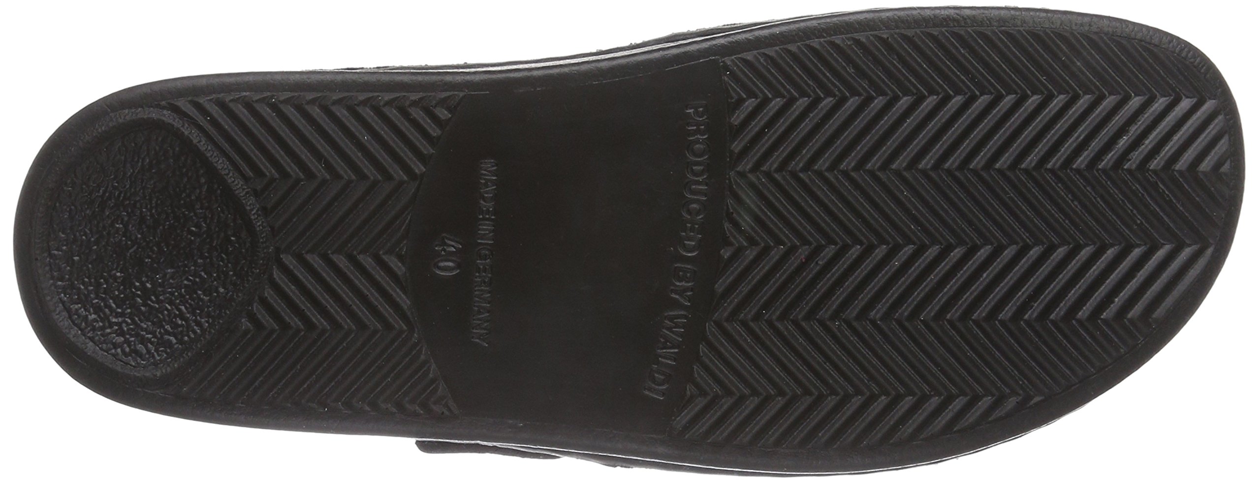 Finn Comfort Men's Clogs - Comfortable Slip-On Shoes for Men, Black, Size 7.5 US - Perfect for Indoor, Outdoor, and Casual Wear