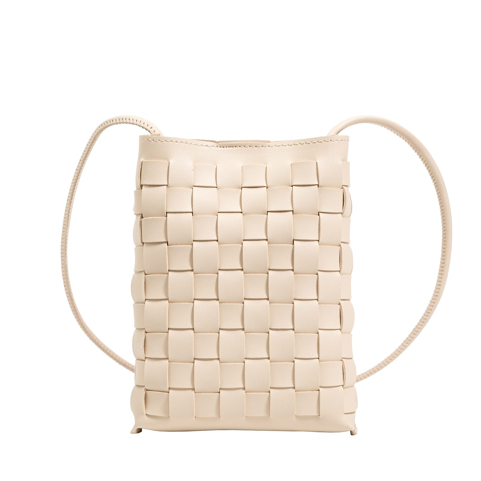 Trendy Woven Crossbody Bag for Women & Teens - Small Shoulder Phone Purse with Adjustable Strap - Perfect for Daily Use, Travel, Shopping & Outings