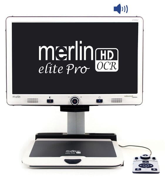 Merlin Elite Pro HD OCR Scanner - High-Speed Document Scanning with Free Ruby Magnifier (Limited Time Offer) | Perfect for Office, Library & Home Document Digitization