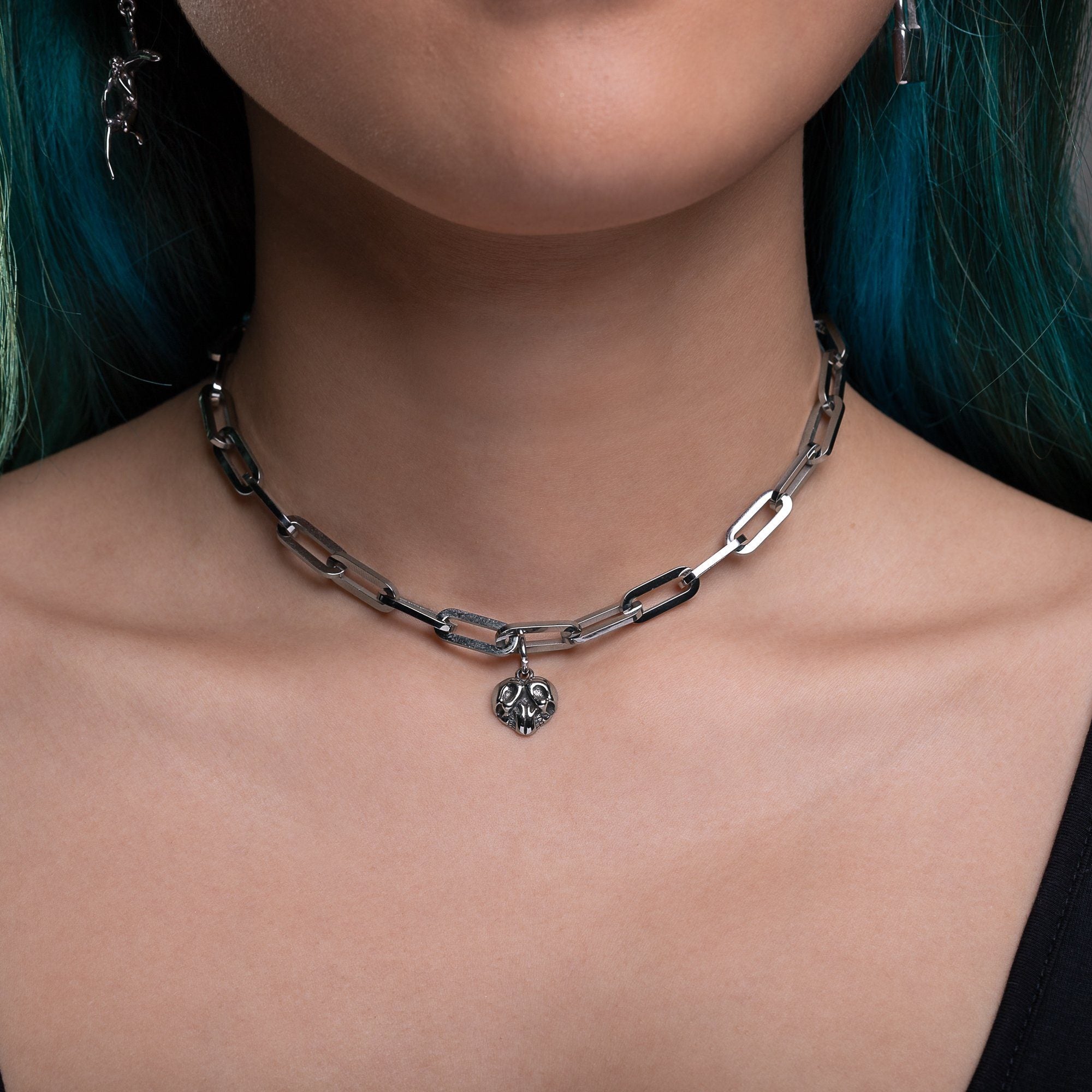 Elegant Custom Pendant Choker Necklace for Women - Personalized Jewelry Gift for Valentine's Day, Anniversary or Special Occasion