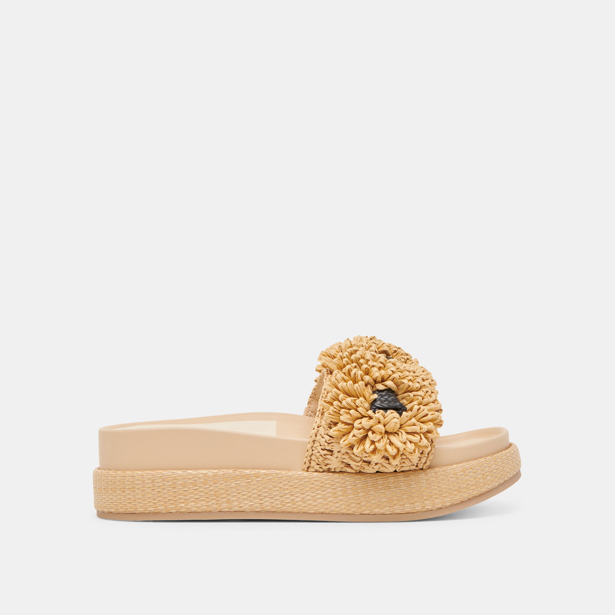 SIDONA Women's Flower Sandals - Lightweight Natural Raffia Summer Beach Sandals for Women | Comfortable Casual Walking Shoes for Vacation, Pool, and Outdoor Activities