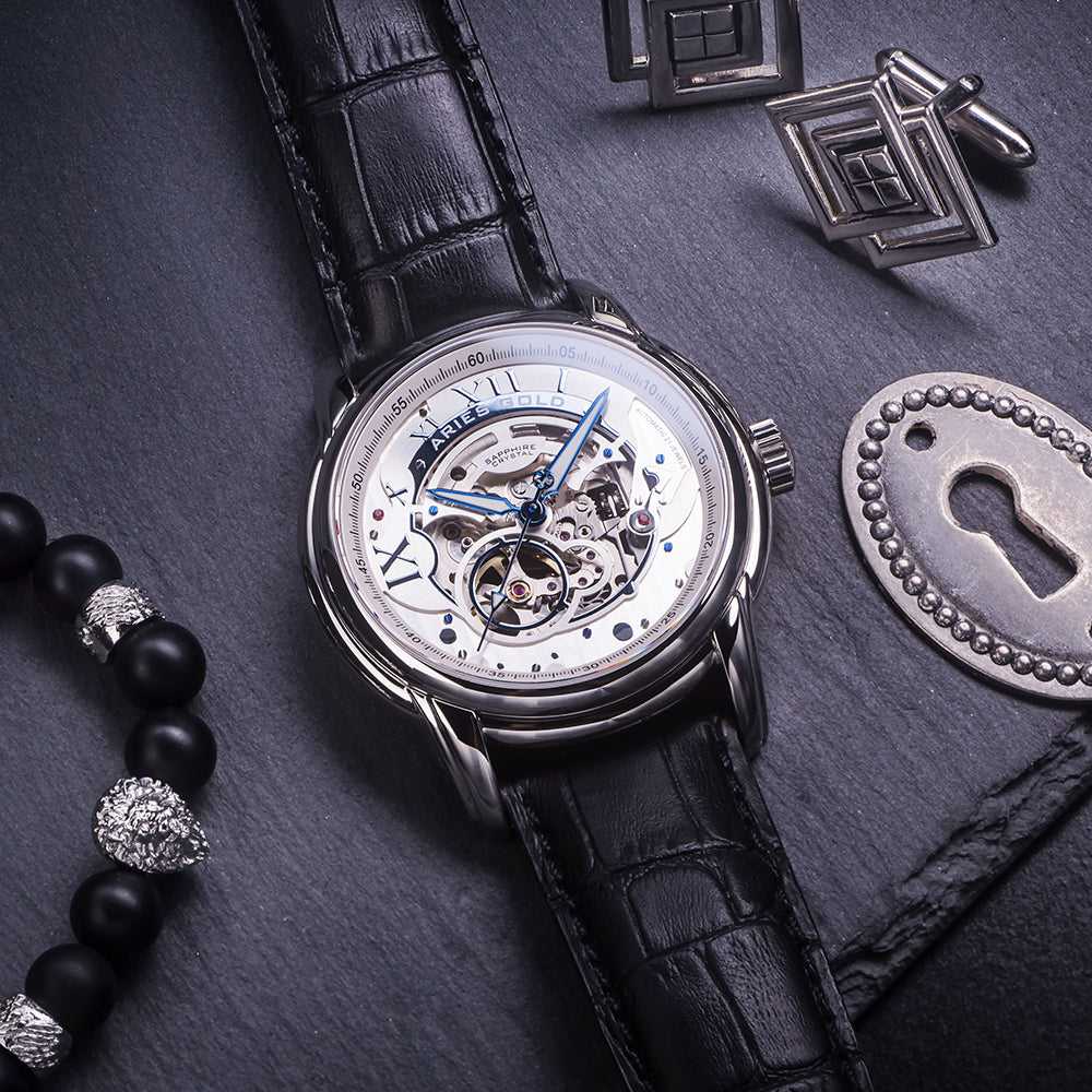 Aries Gold Infinum El Toro G 9005 Stainless Steel Watch - Luxury Men's Timepiece for Business, Formal & Special Occasions