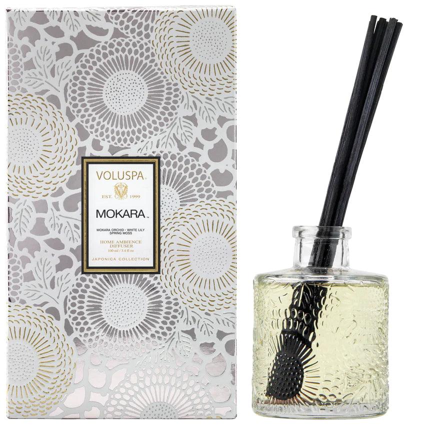 Premium Mokara Reed Diffuser Set - Long-Lasting Aromatherapy Essential Oil Diffuser with Natural Rattan Reeds - Perfect for Home, Office, Spa & Gift Giving