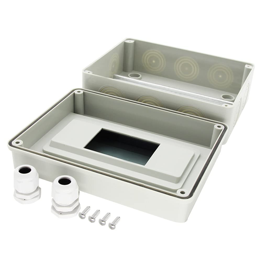 8-Way Waterproof ABS Plastic Junction Box - 7.87