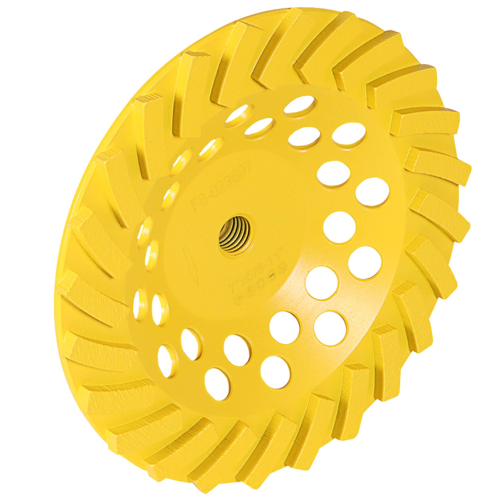 7 Inch Diamond Cup Grinding Wheel - Turbo Row Angle Grinder Disc for Concrete, Stone & Masonry | Fits Most Angle Grinders | Perfect for Polishing, Cleaning & Surface Prep