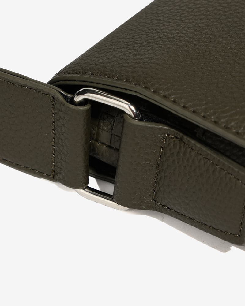 Bodega Crossbody Messenger Bag for Men & Women - Olive Green Waterproof Shoulder Bag - Perfect for Travel, Work & Daily Use