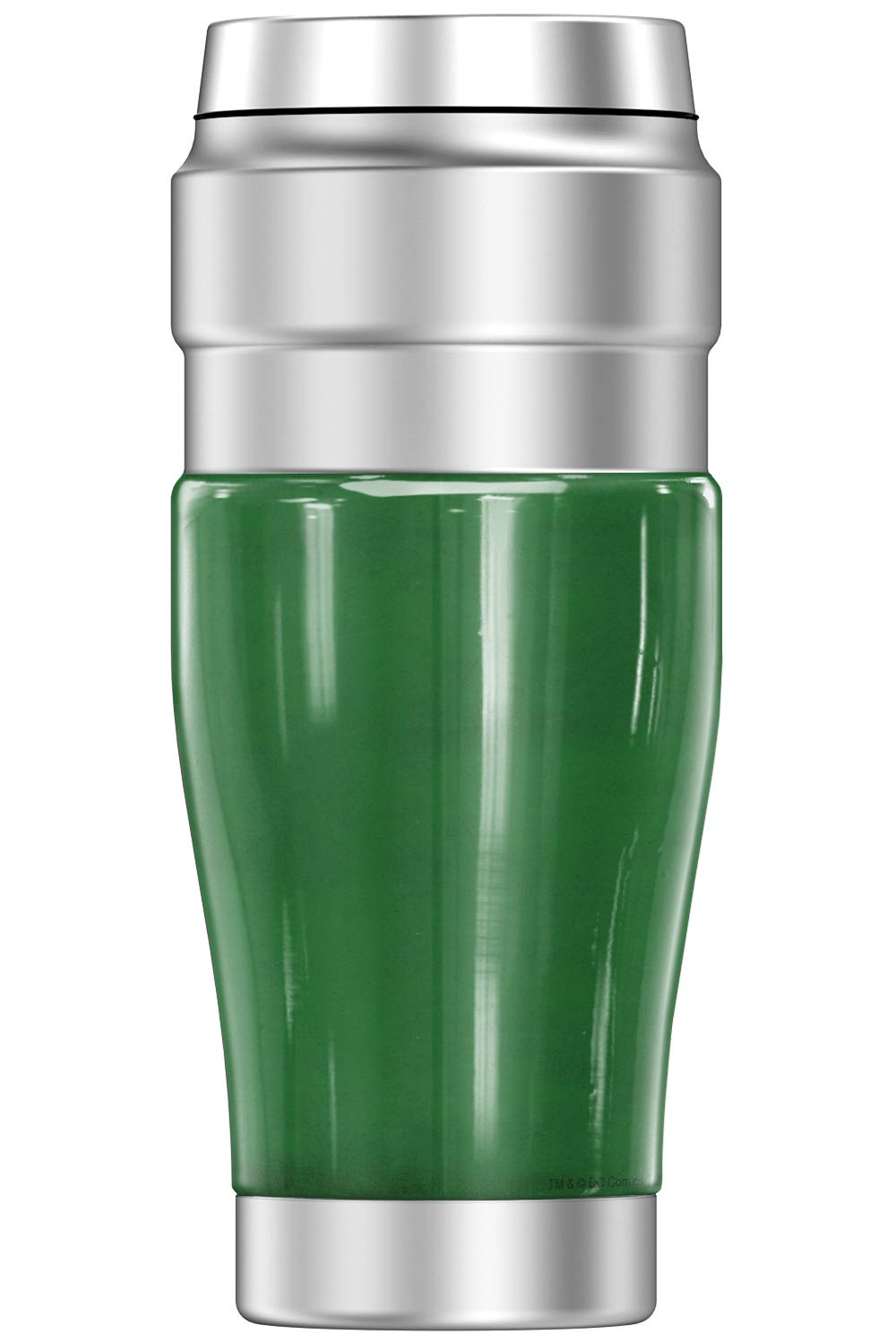 Green Lantern Character THERMOS STAINLESS KING 16oz Stainless Steel Travel Tumbler - Vacuum Insulated Double Wall Coffee Mug for Hot & Cold Drinks - Perfect for Office, Gym, Camping and Outdoor Adventures