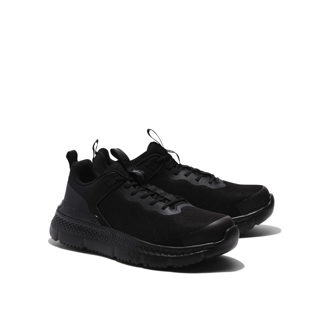 Setra Composite Toe Work Shoes for Men - Black Safety Boots with Lightweight Composite Toe Protection | Ideal for Construction, Warehouse & Industrial Work