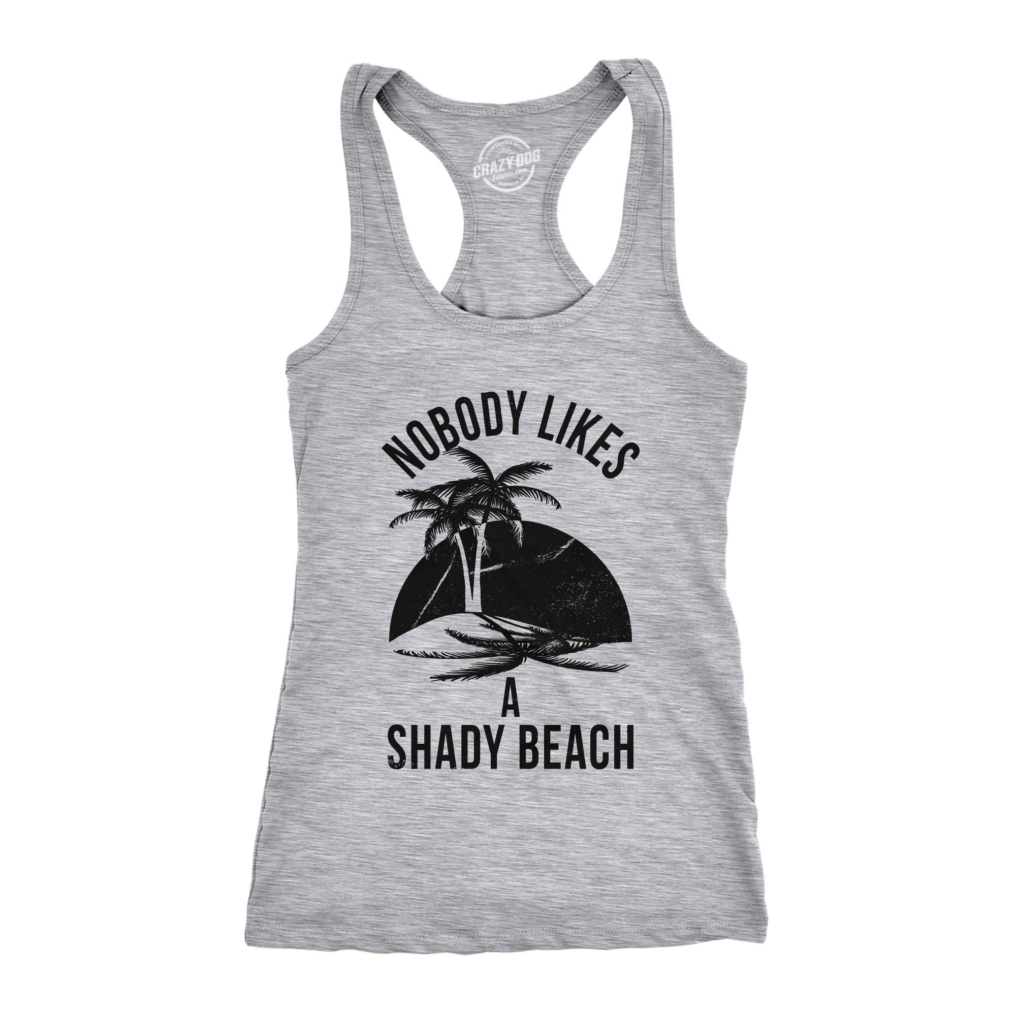 Funny Women's Sleeveless Gym Tank Top - Beach & Workout Shirts for Fitness & Lifting - Perfect for Gym, Beach Outings & Casual Wear