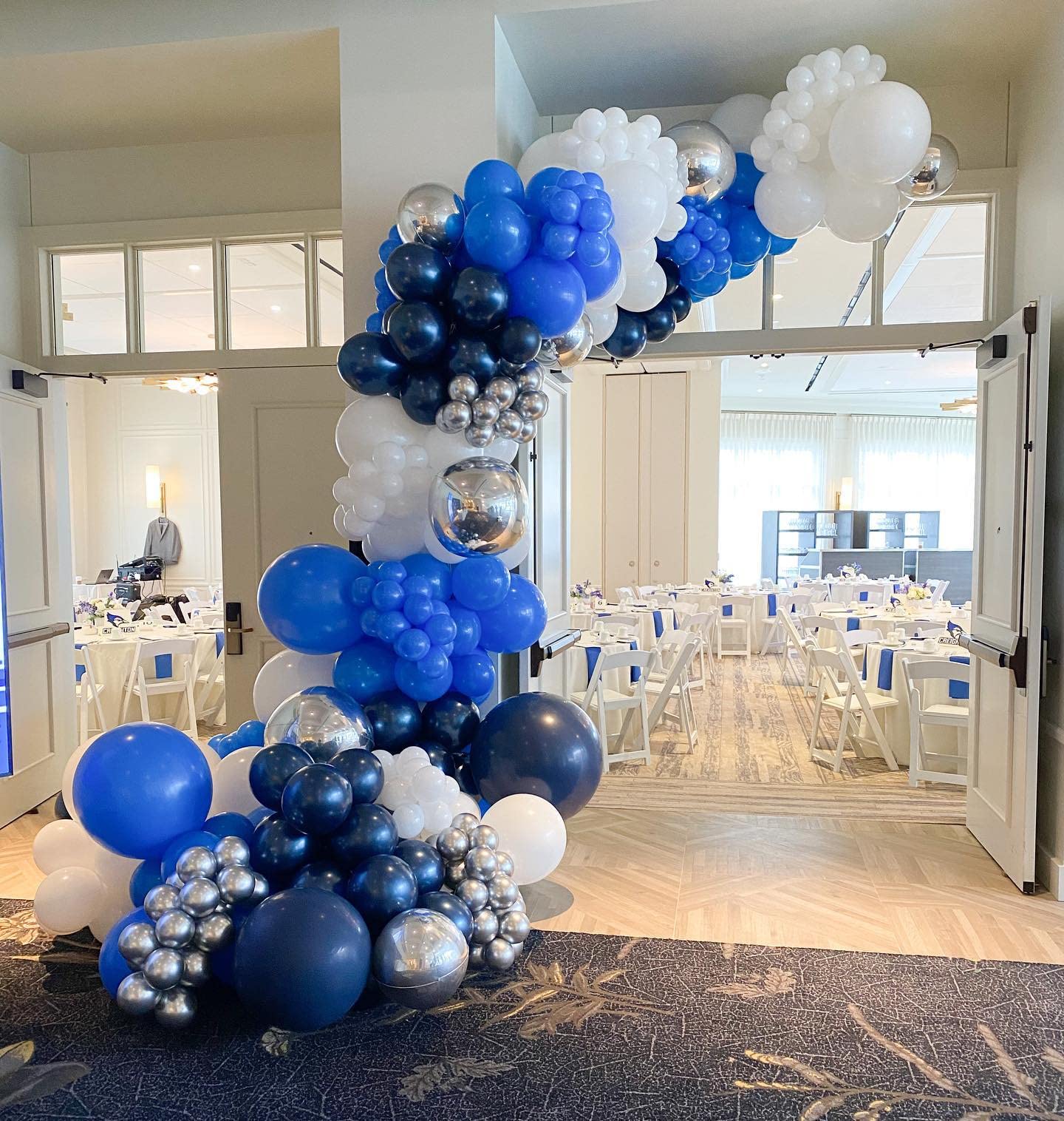 Royal Blue Balloons Garland Arch Kit - 84 Pcs 5/12/18 Inch Matte Latex Balloons for Birthday, Baby Shower & Wedding Decorations | Party Backdrop, Photo Booth, Anniversary Celebration Decor