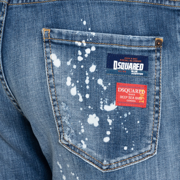 DSQUARED2 Cool Guy Men's Slim Fit Stretch Denim Jeans - Trendy Casual Wear for Night Out & Street Style Fashion
