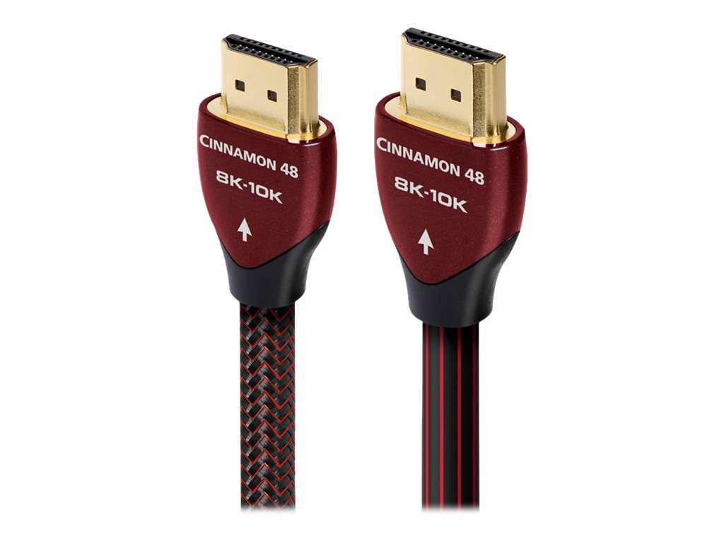 Audioquest Cinnamon HDMI 48 Cable - High Speed 4K 8K HDR 48Gbps with Ethernet & ARC - Perfect for Home Theater, Gaming & 4K/8K TV Setup